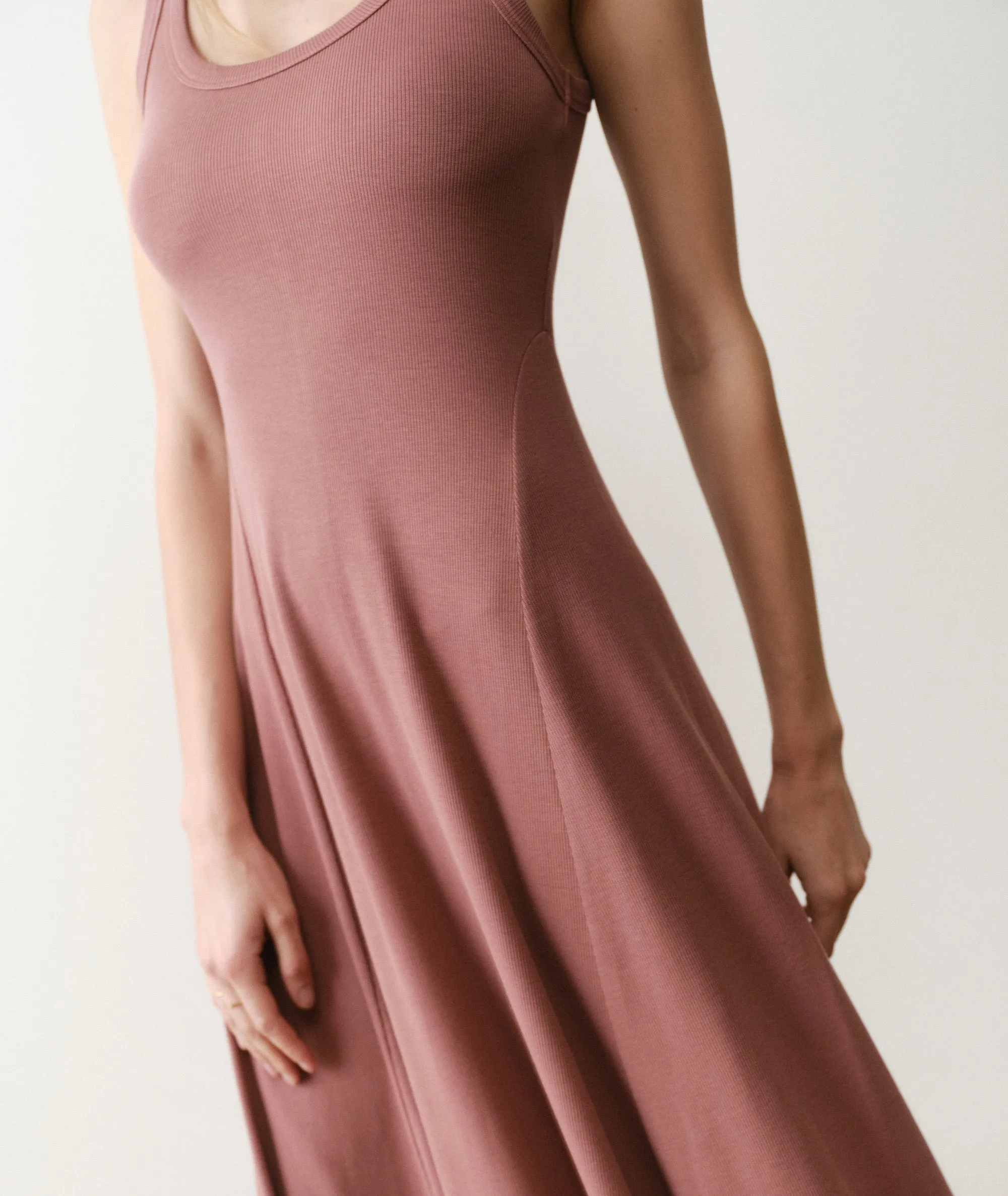 Lexi Rib Sun-In Fit & Flare Dress sold by Marine Layer product image thumbnail 5