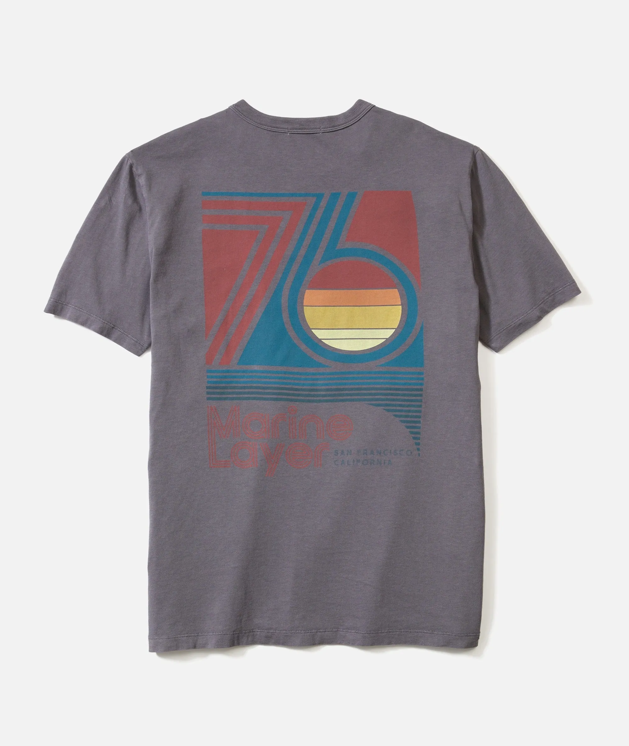 Signature Crew Graphic Tee sold by Marine Layer product image thumbnail 2