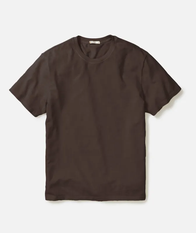 Men's Luxe 250 Tee in Coffee sold by Marine Layer