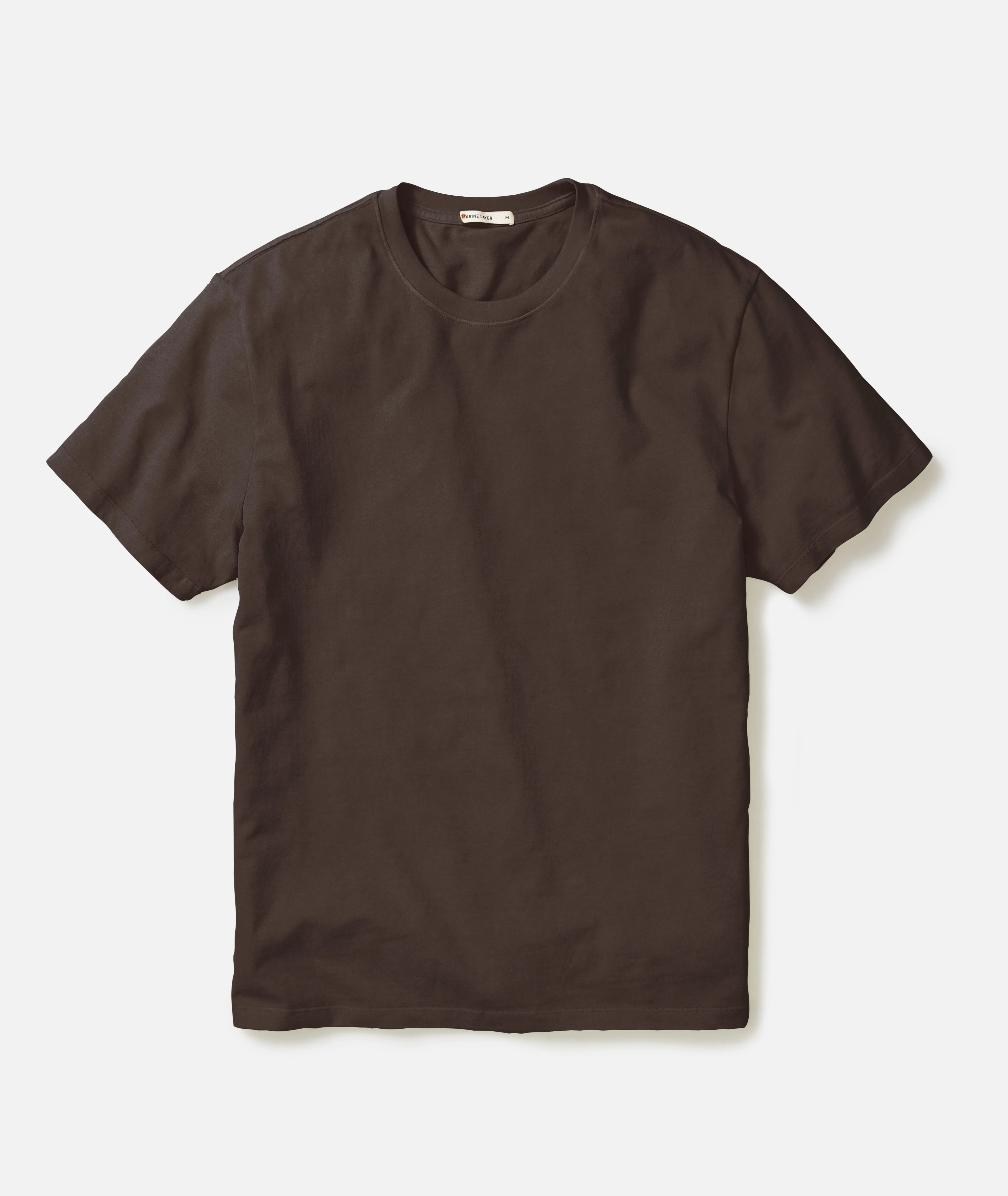 Men's Luxe 250 Tee in Coffee sold by Marine Layer