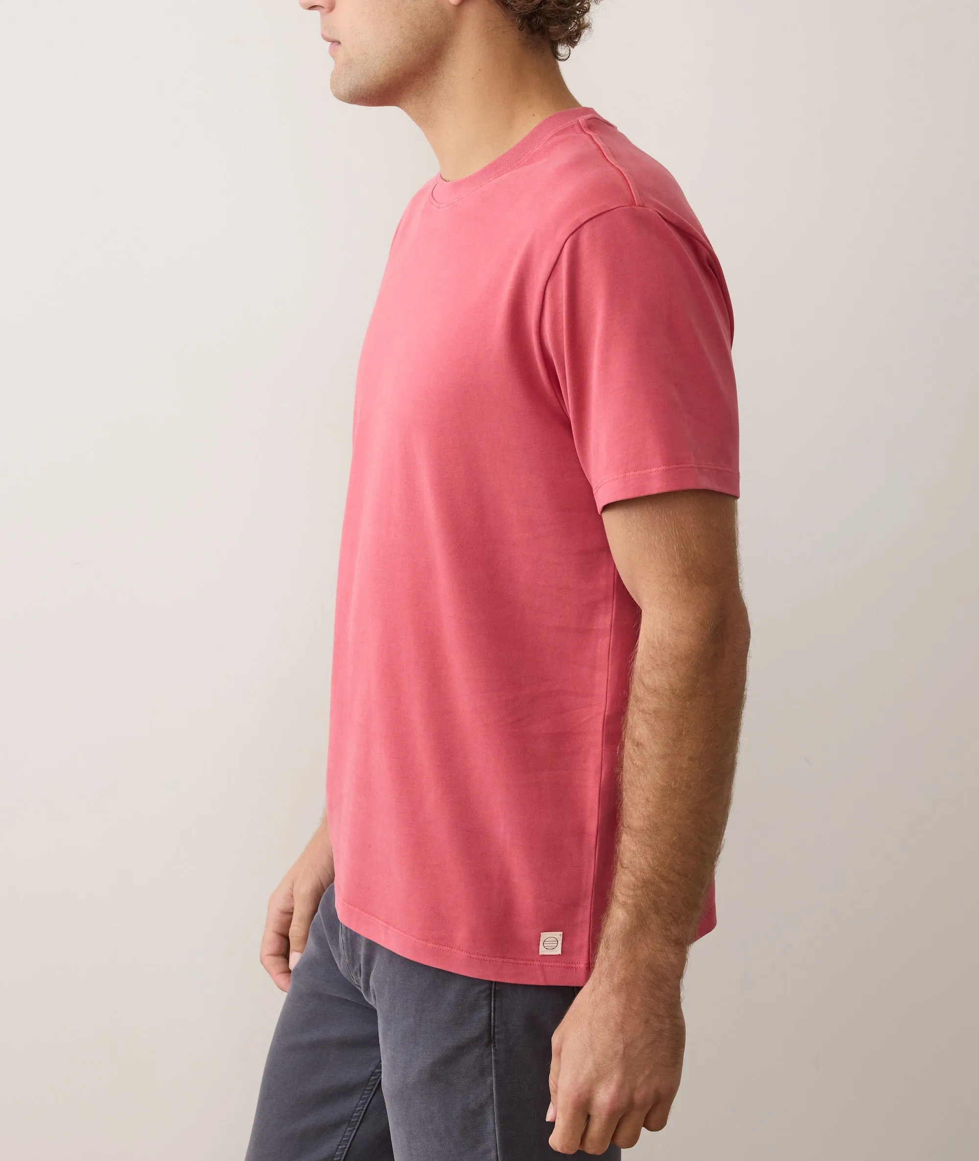 Men's Luxe 250 Tee in Baked Apple sold by Marine Layer product image thumbnail 5