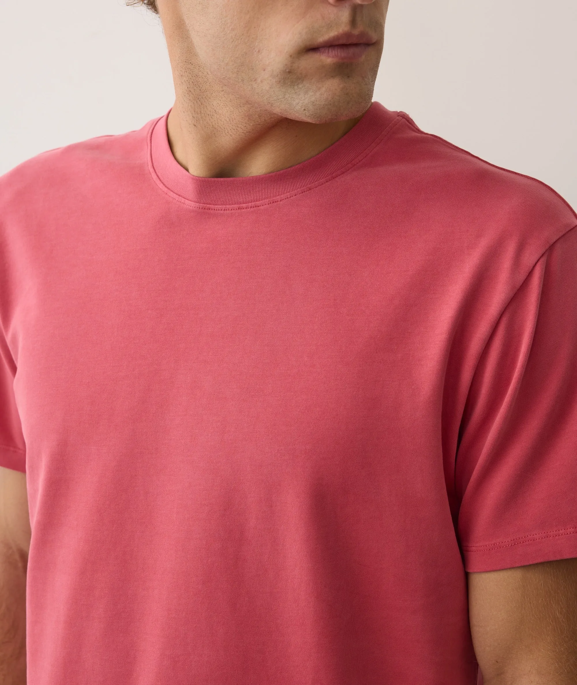Men's Luxe 250 Tee in Baked Apple sold by Marine Layer product image thumbnail 4