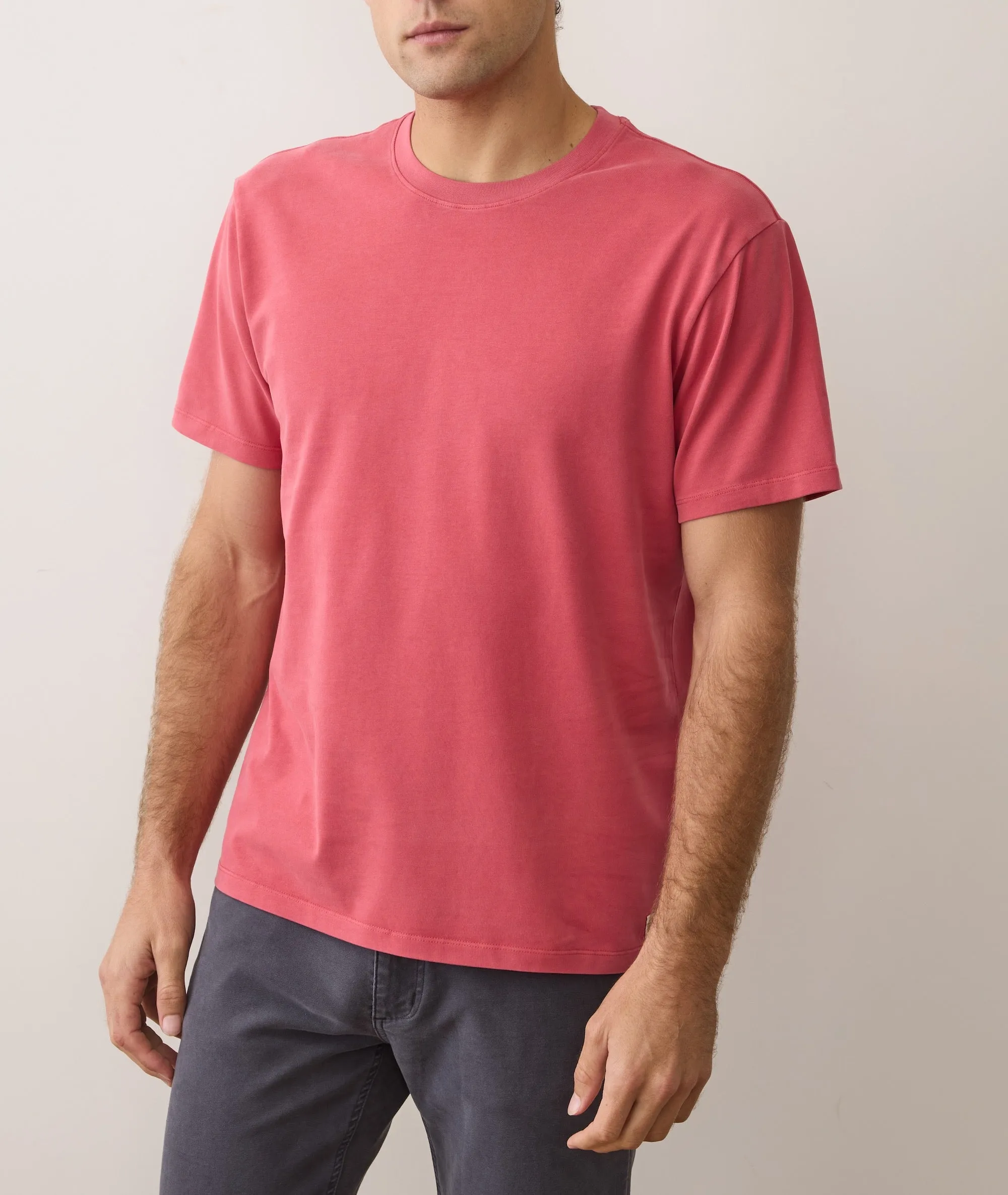 Men's Luxe 250 Tee in Baked Apple sold by Marine Layer product image thumbnail 2