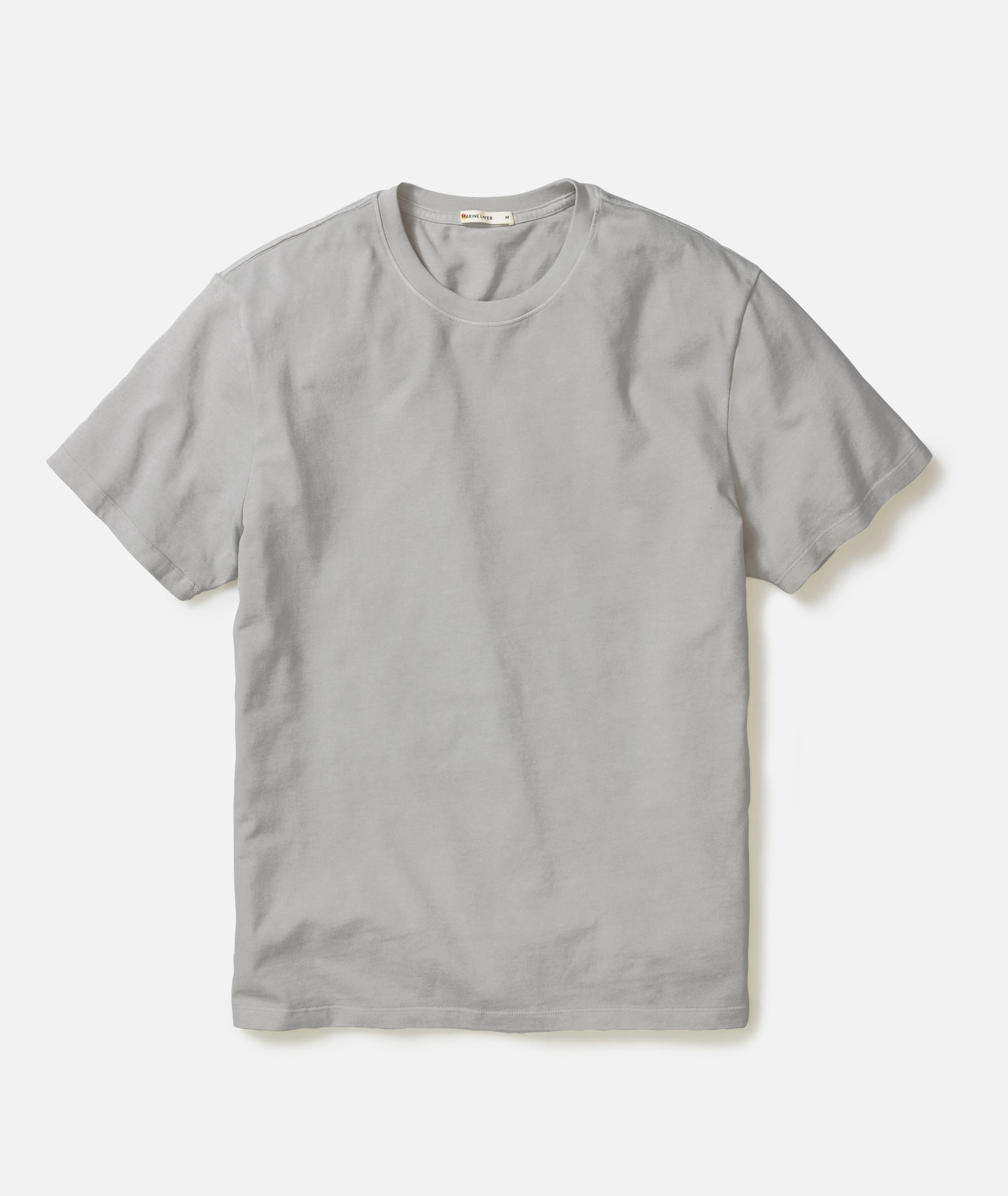 Men's Luxe 250 Tee in Heather Grey sold by Marine Layer