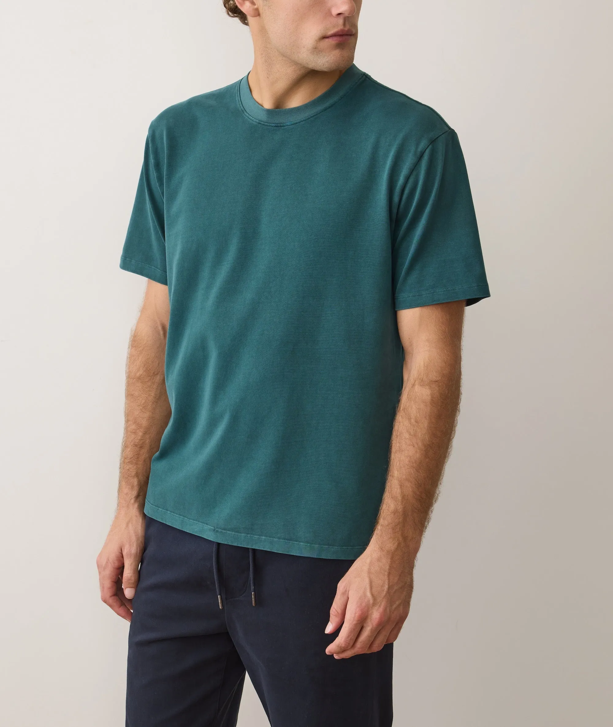 Men's Luxe 250 Tee in Rainforest sold by Marine Layer product image thumbnail 2