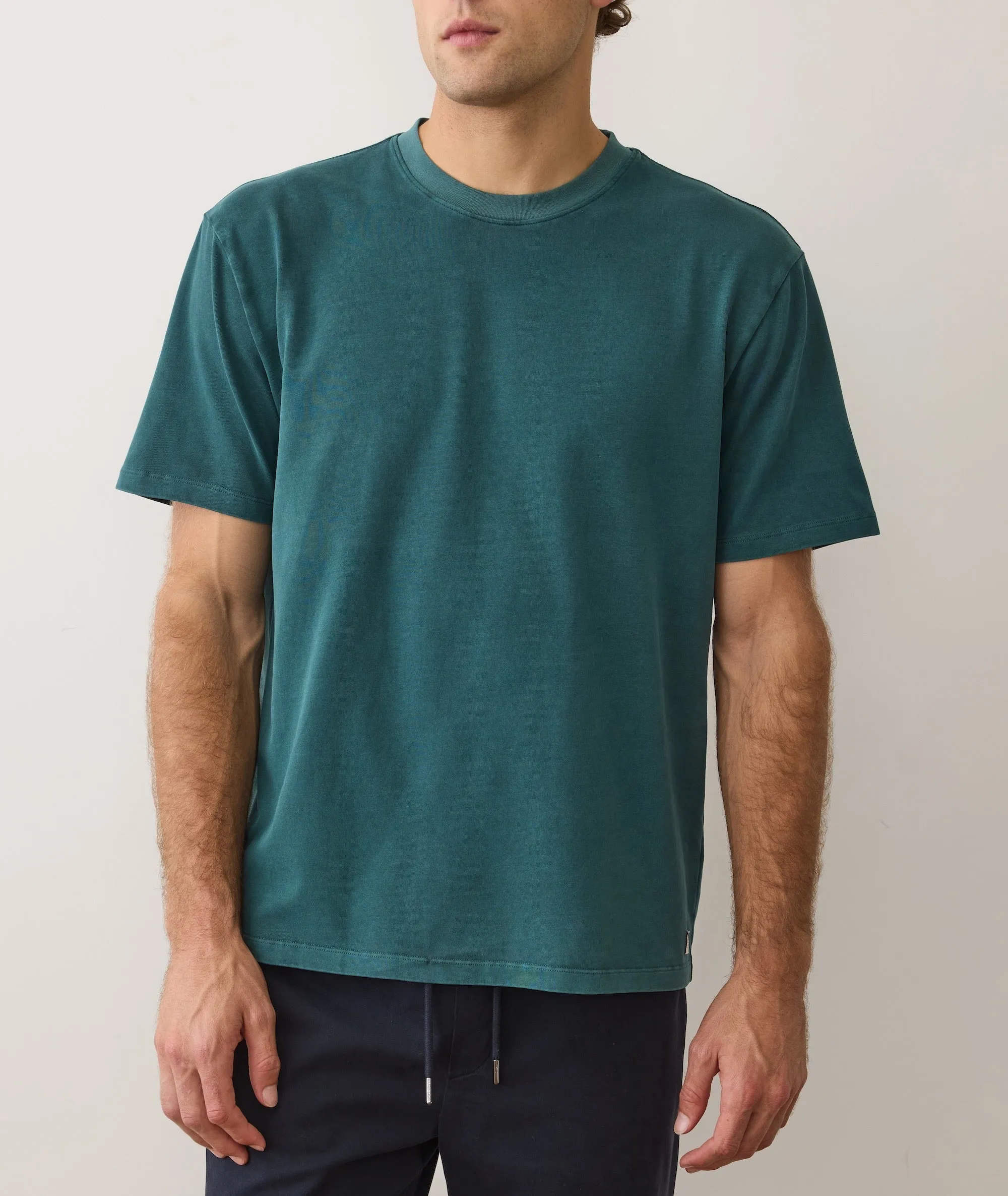 Men's Luxe 250 Tee in Rainforest sold by Marine Layer product image thumbnail 3