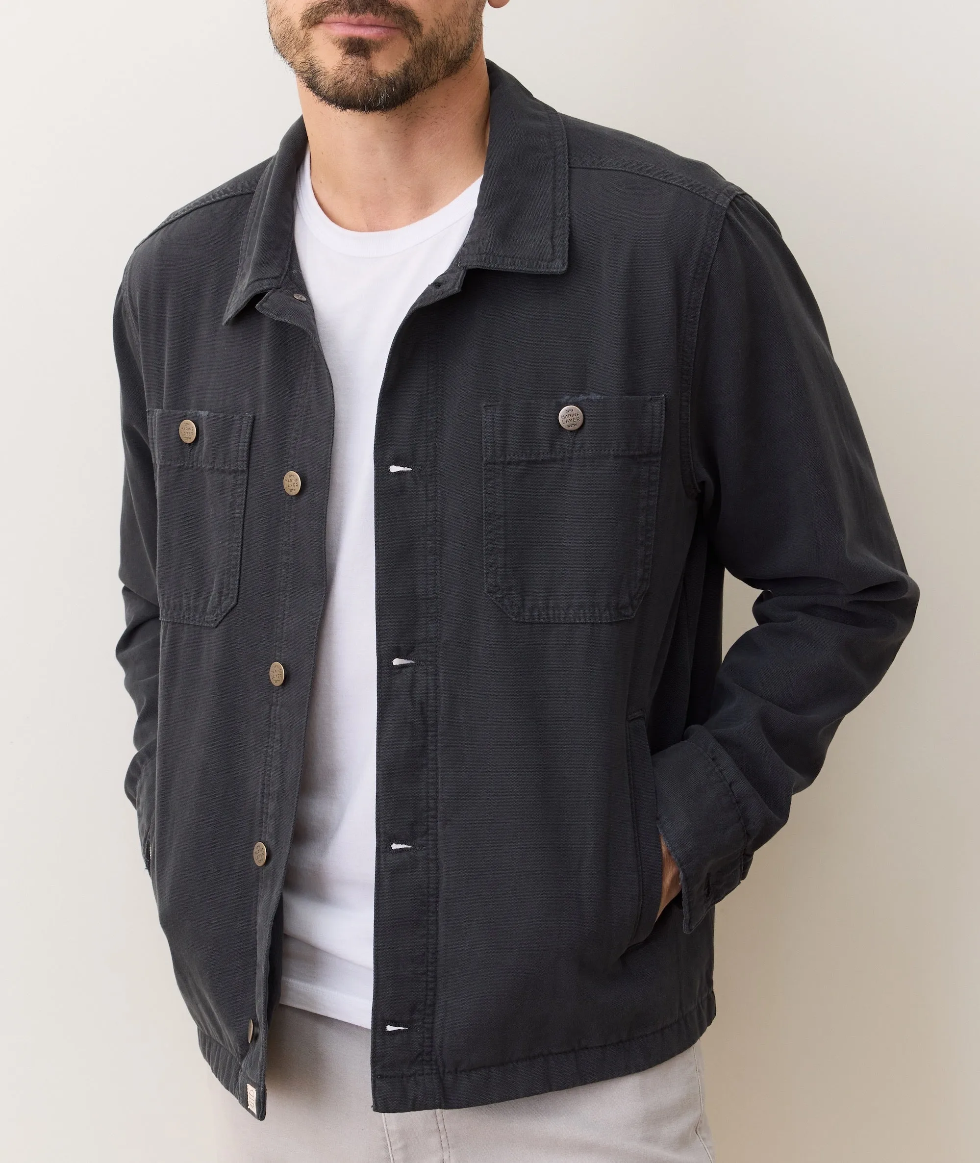 Patrick Canvas Jacket sold by Marine Layer product image thumbnail 2