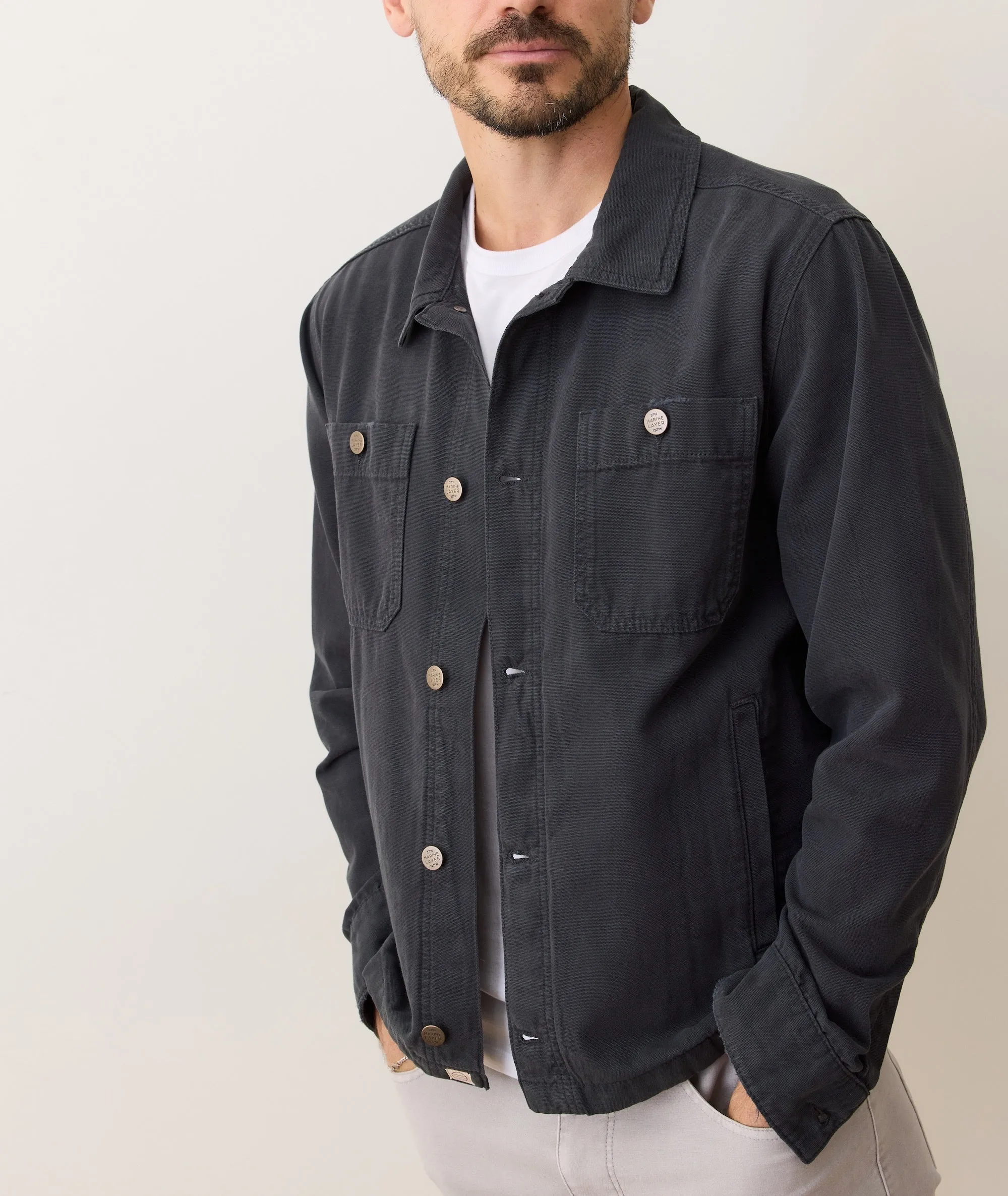 Patrick Canvas Jacket sold by Marine Layer product image thumbnail 5
