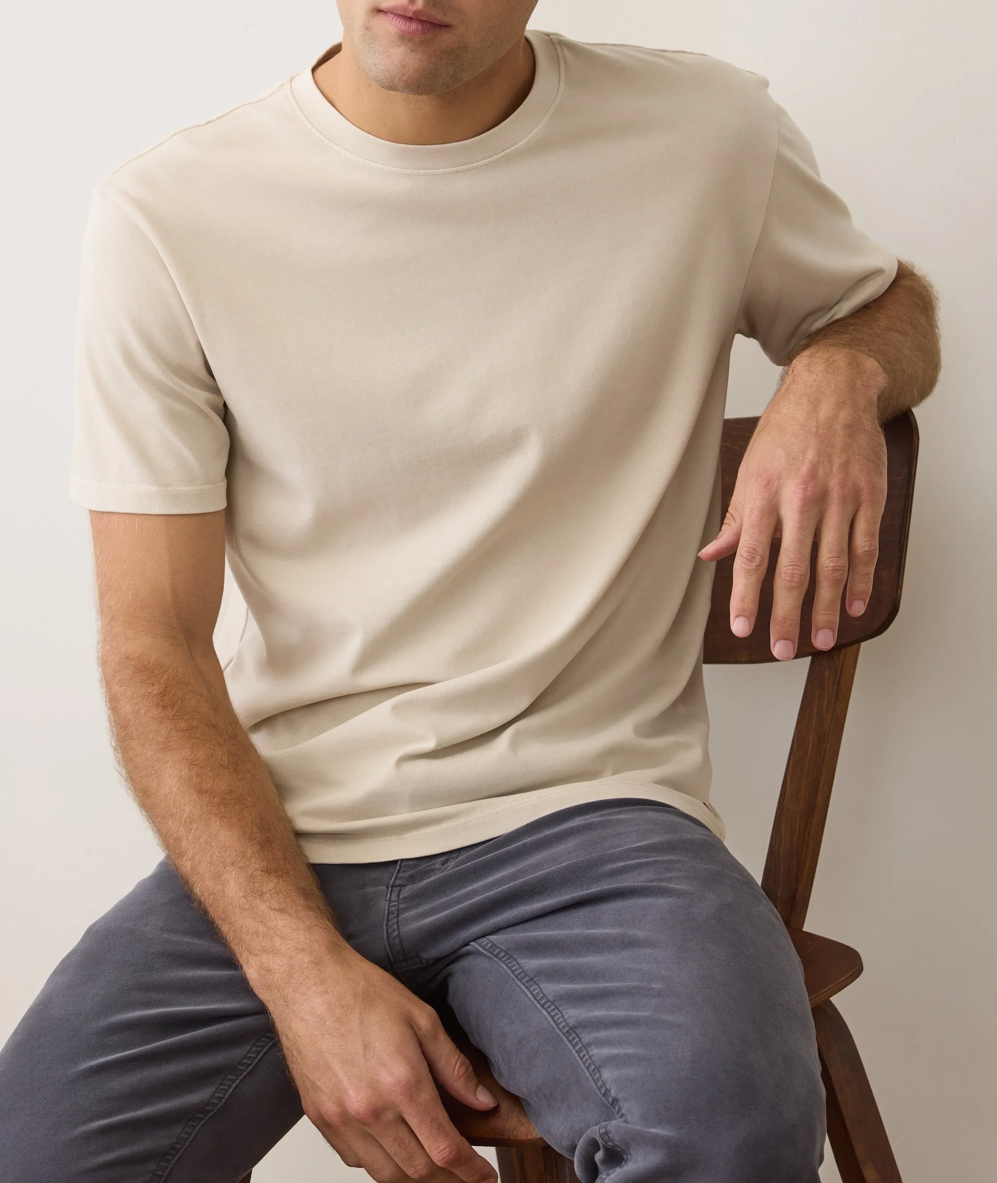 Luxe 250 Relaxed Tee sold by Marine Layer product image thumbnail 4