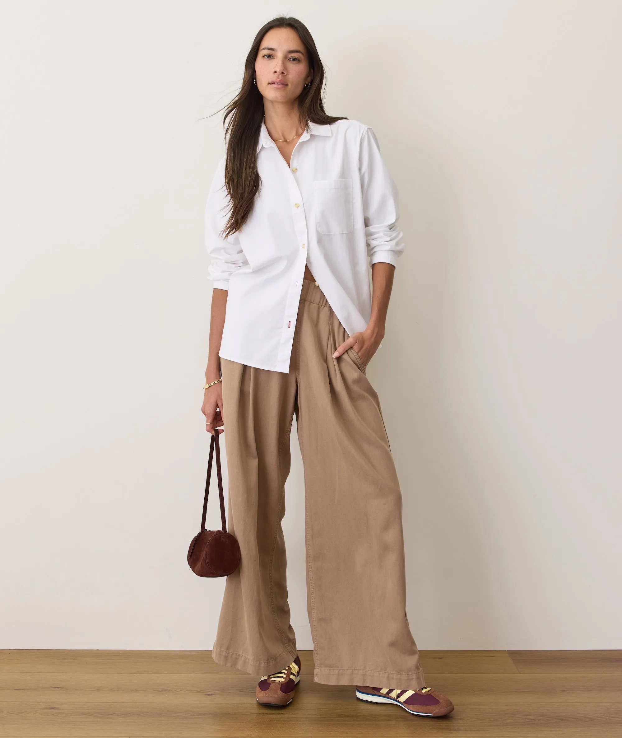 Jane Relaxed California Oxford Shirt sold by Marine Layer product image thumbnail 4