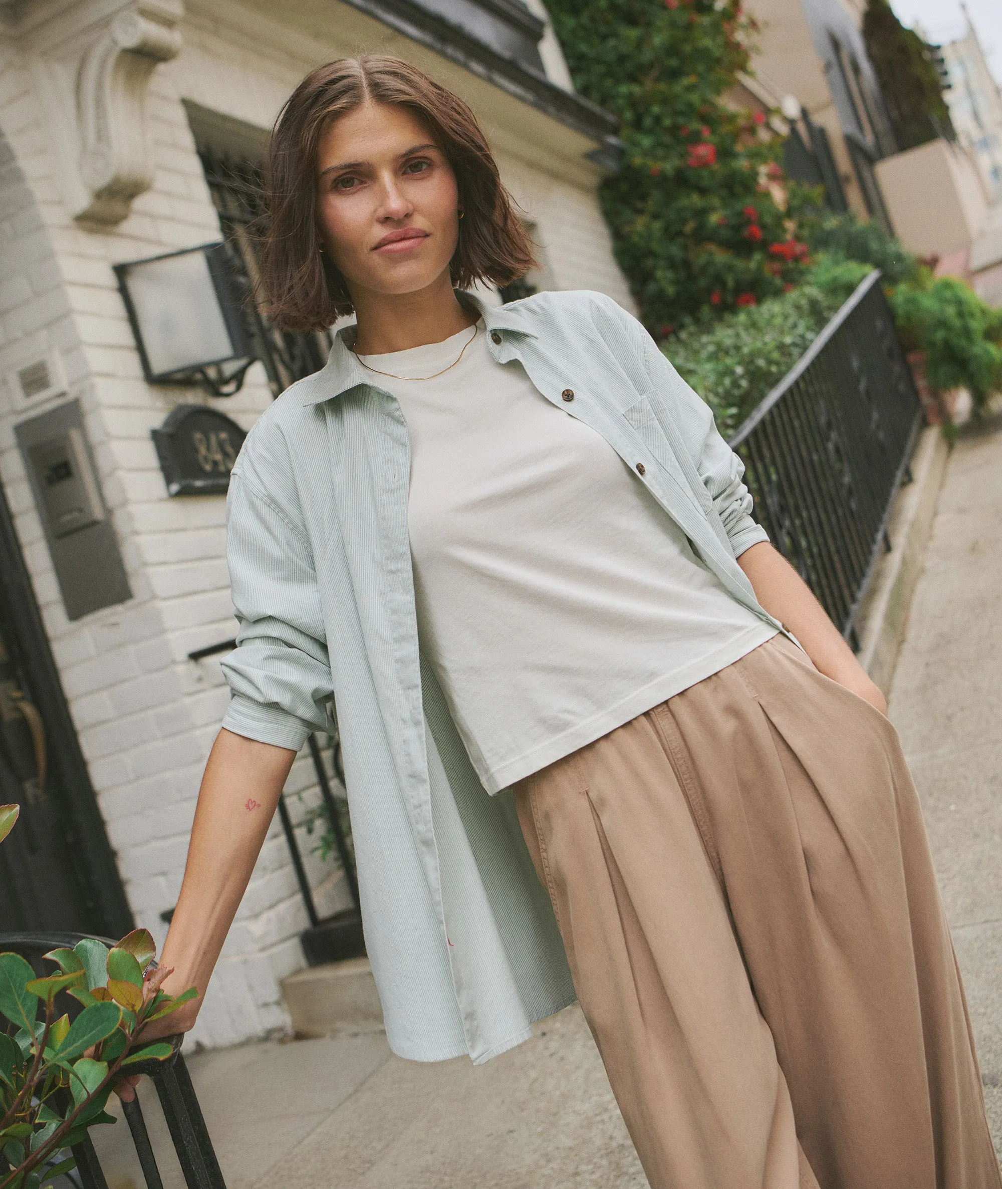 Jane Relaxed California Oxford Shirt sold by Marine Layer product image thumbnail 2