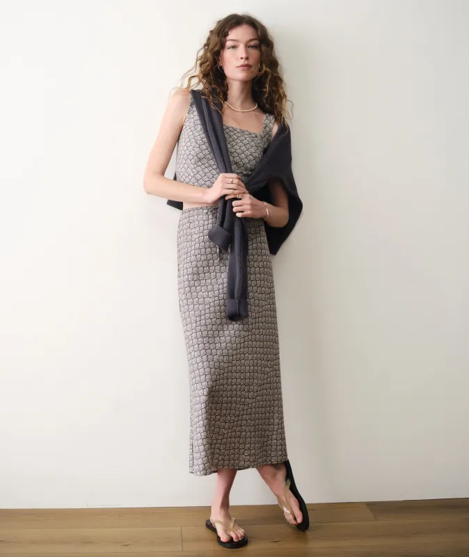 Avery Hemp Midi Skirt made by Marine Layer