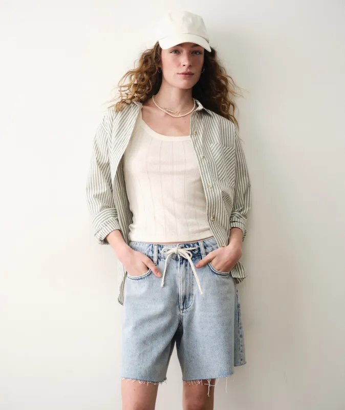 Rosalie Denim Bermuda Short made by Marine Layer