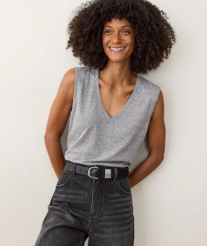 Tissue V-Neck Tank made by Marine Layer