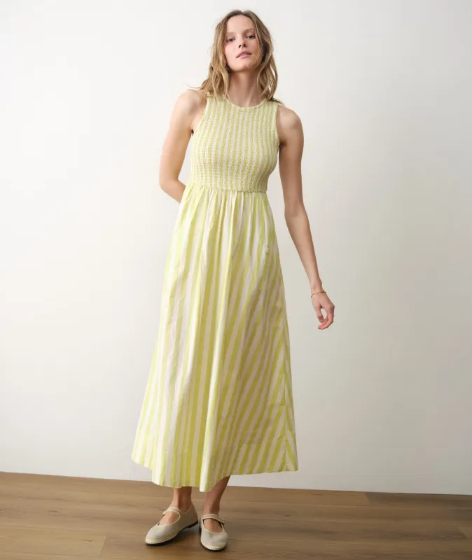 Darcy Poplin Smocked Dress made by Marine Layer