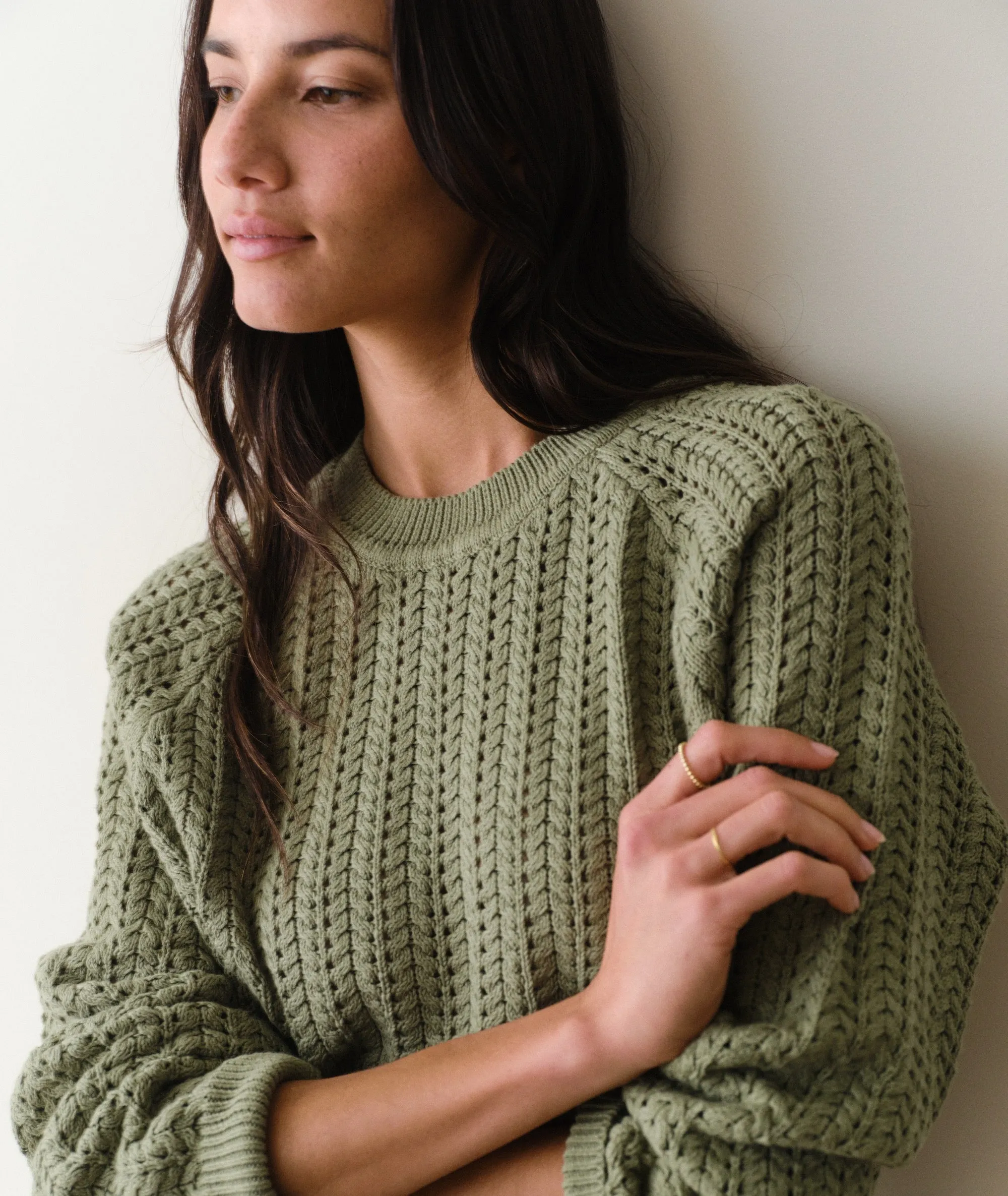 Mina Pointelle Sweater sold by Marine Layer product image thumbnail 5