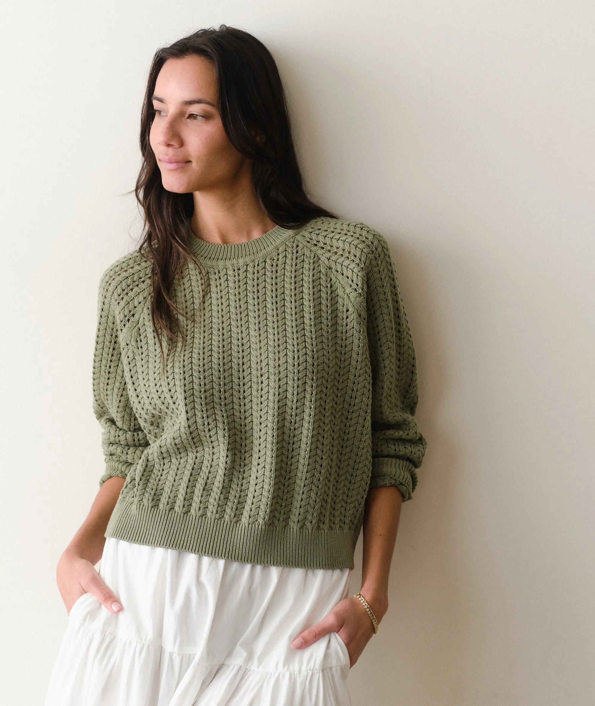 Mina Pointelle Sweater sold by Marine Layer product image thumbnail 2