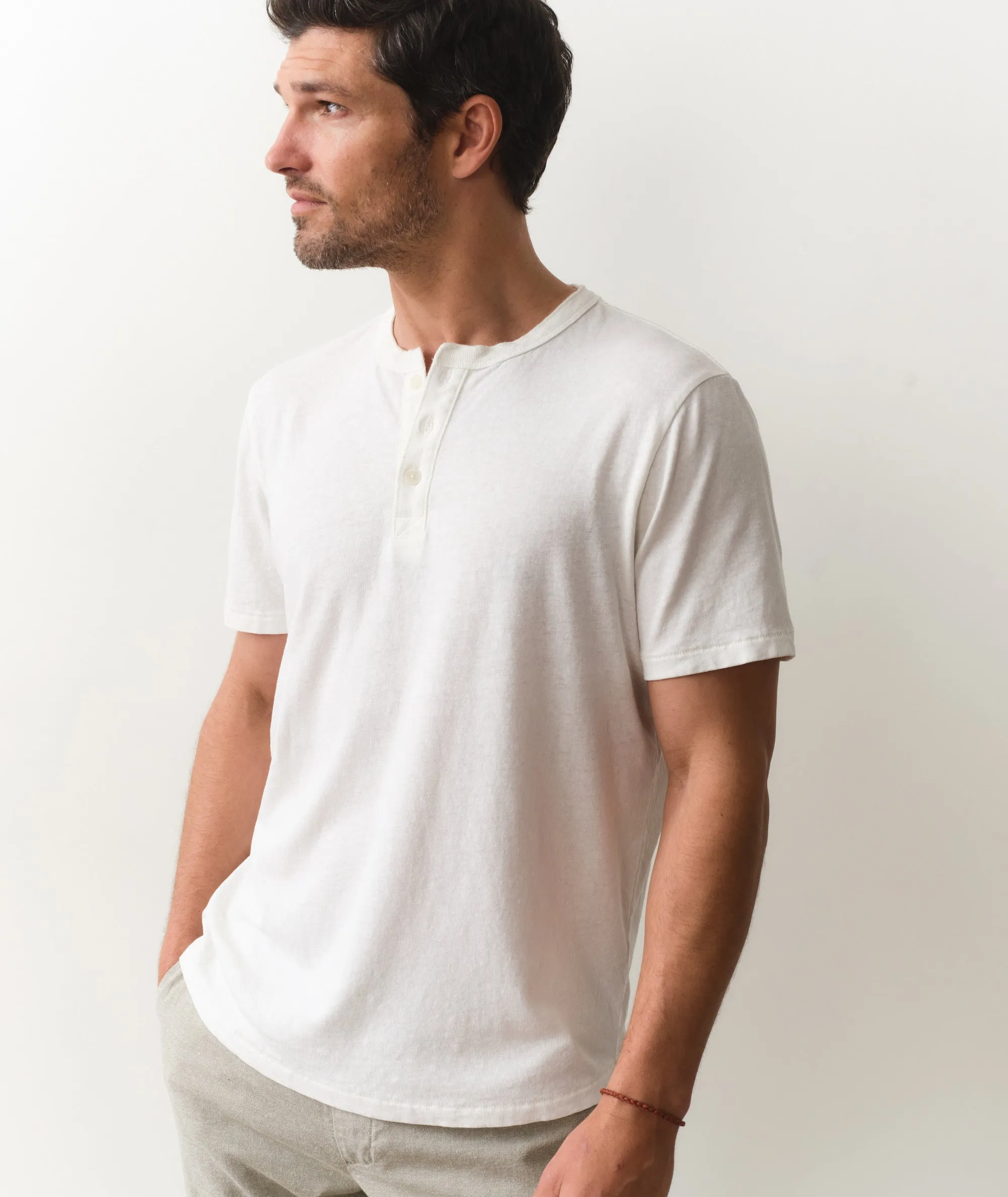 Hemp Cotton Henley sold by Marine Layer product image thumbnail 3