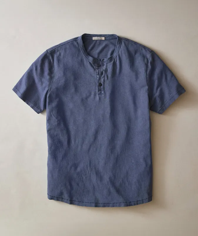 Hemp Cotton Henley made by Marine Layer