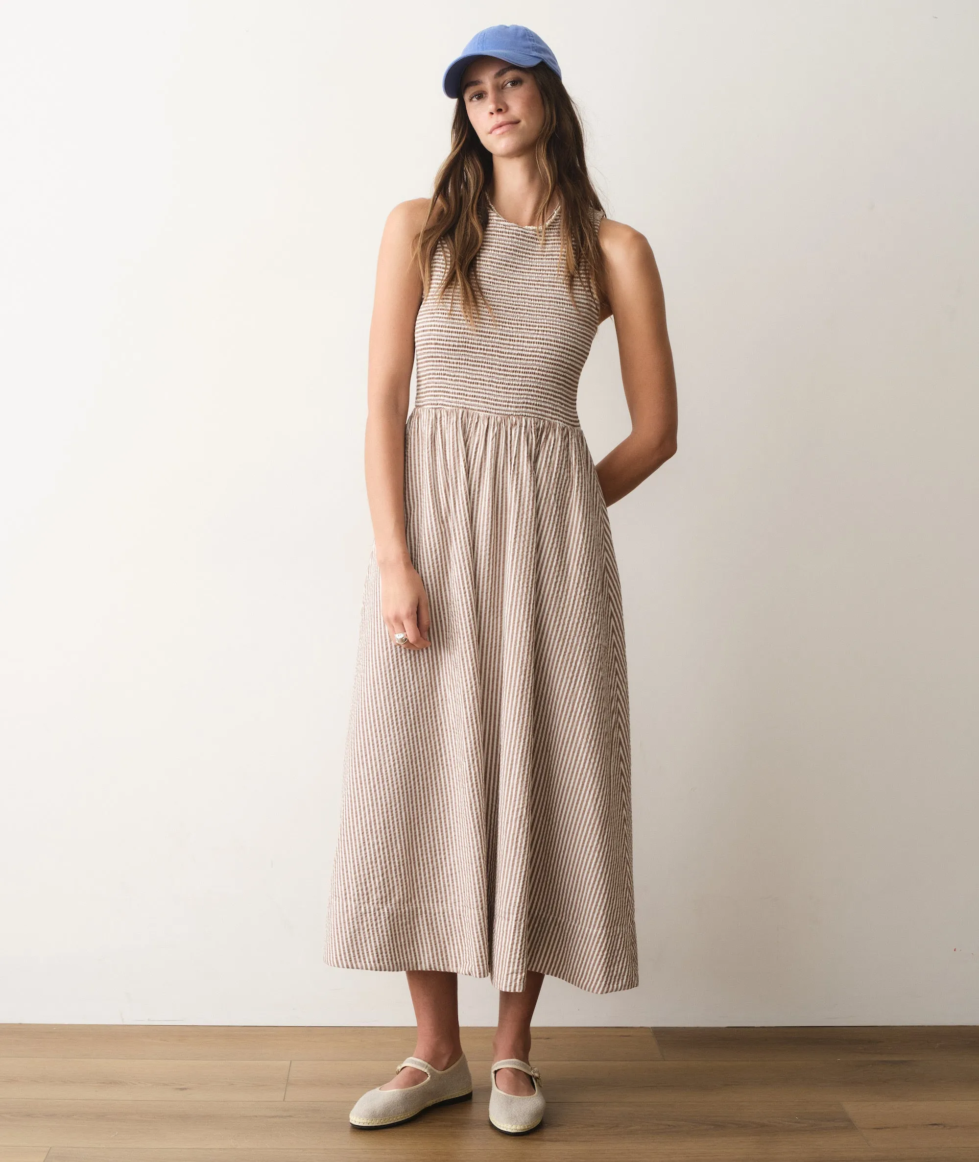 Darcy Seersucker Maxi Dress sold by Marine Layer product image thumbnail 3