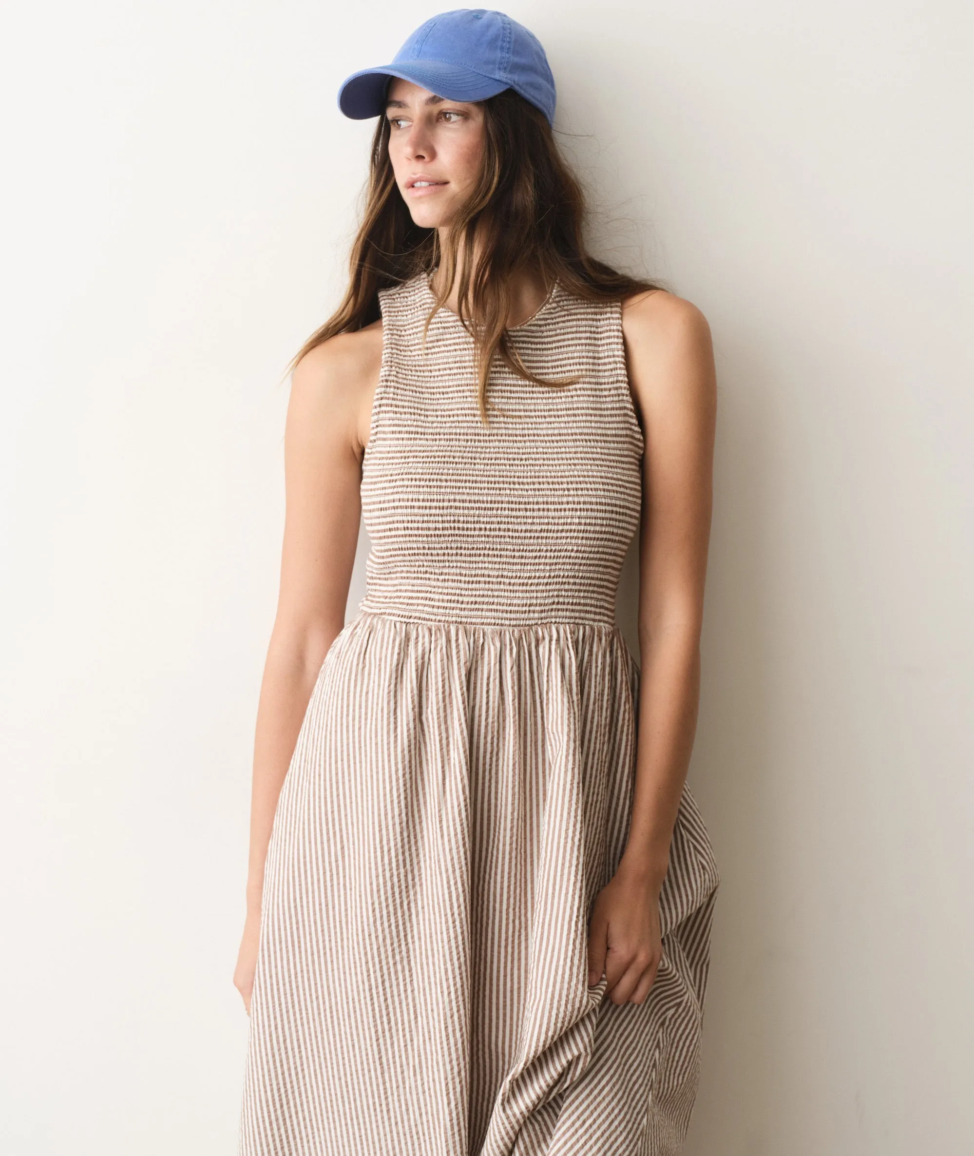 Darcy Seersucker Maxi Dress sold by Marine Layer product image thumbnail 5