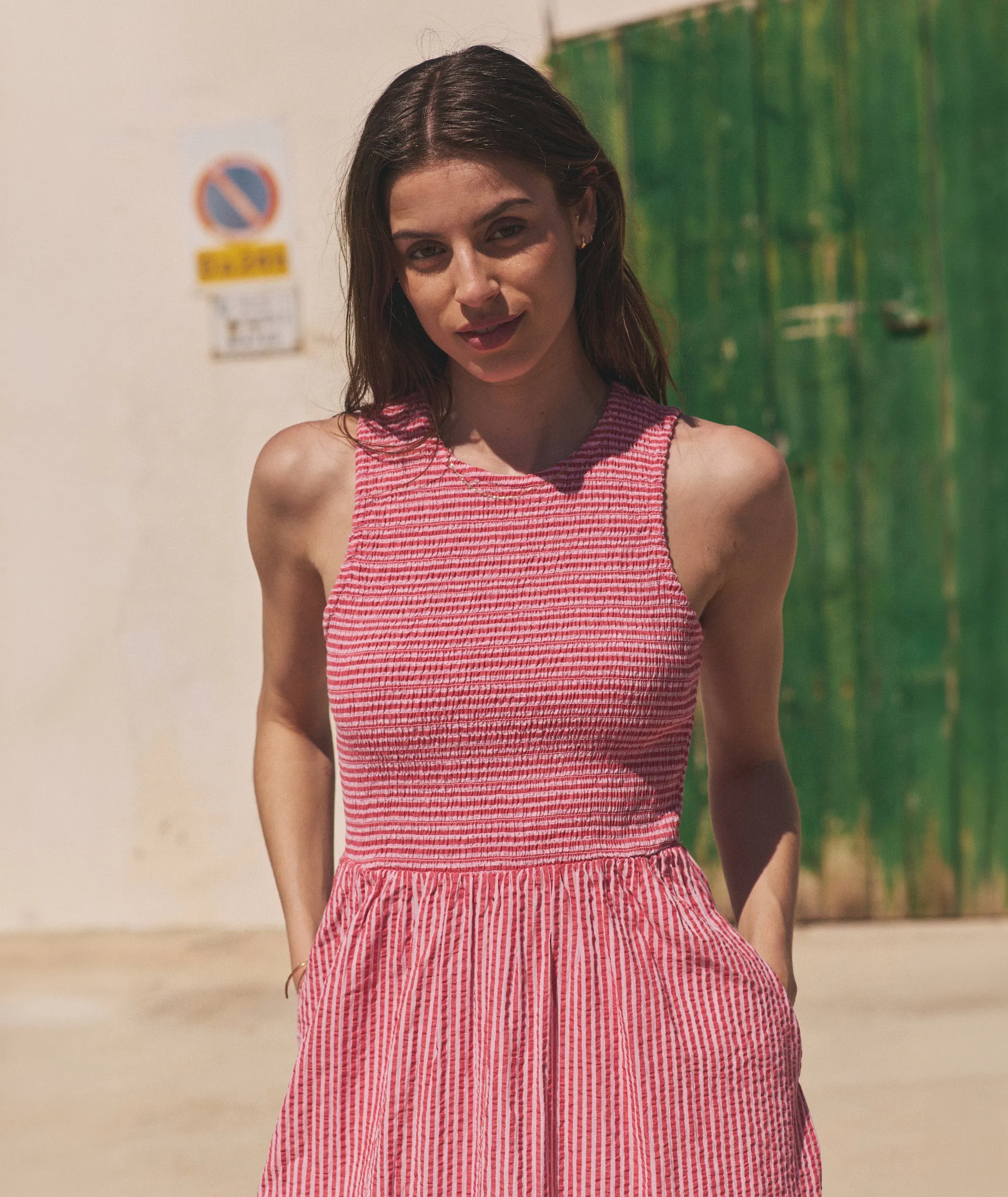 Darcy Seersucker Maxi Dress sold by Marine Layer product image thumbnail 2