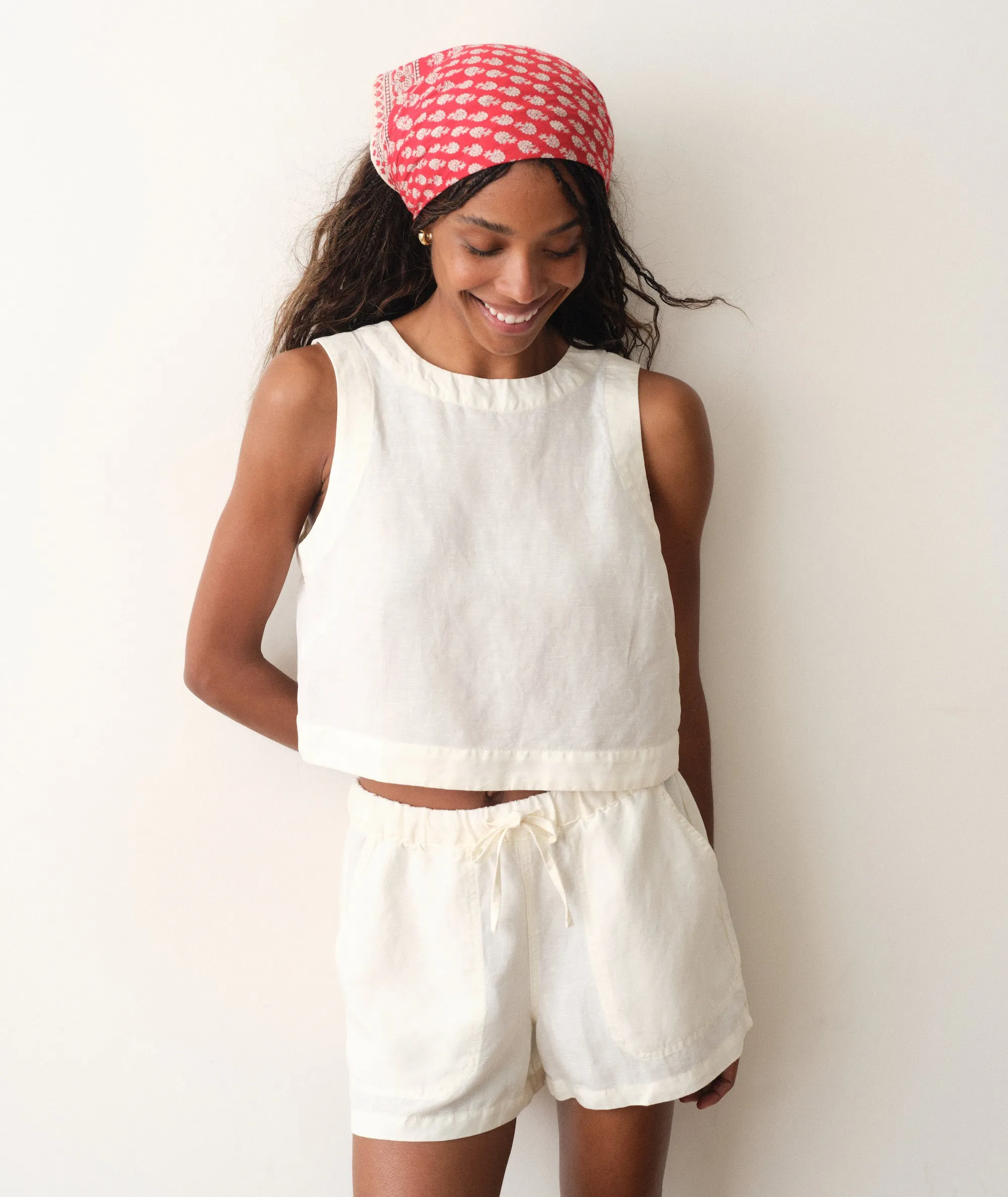 Linen Drawstring Short sold by Marine Layer product image thumbnail 4
