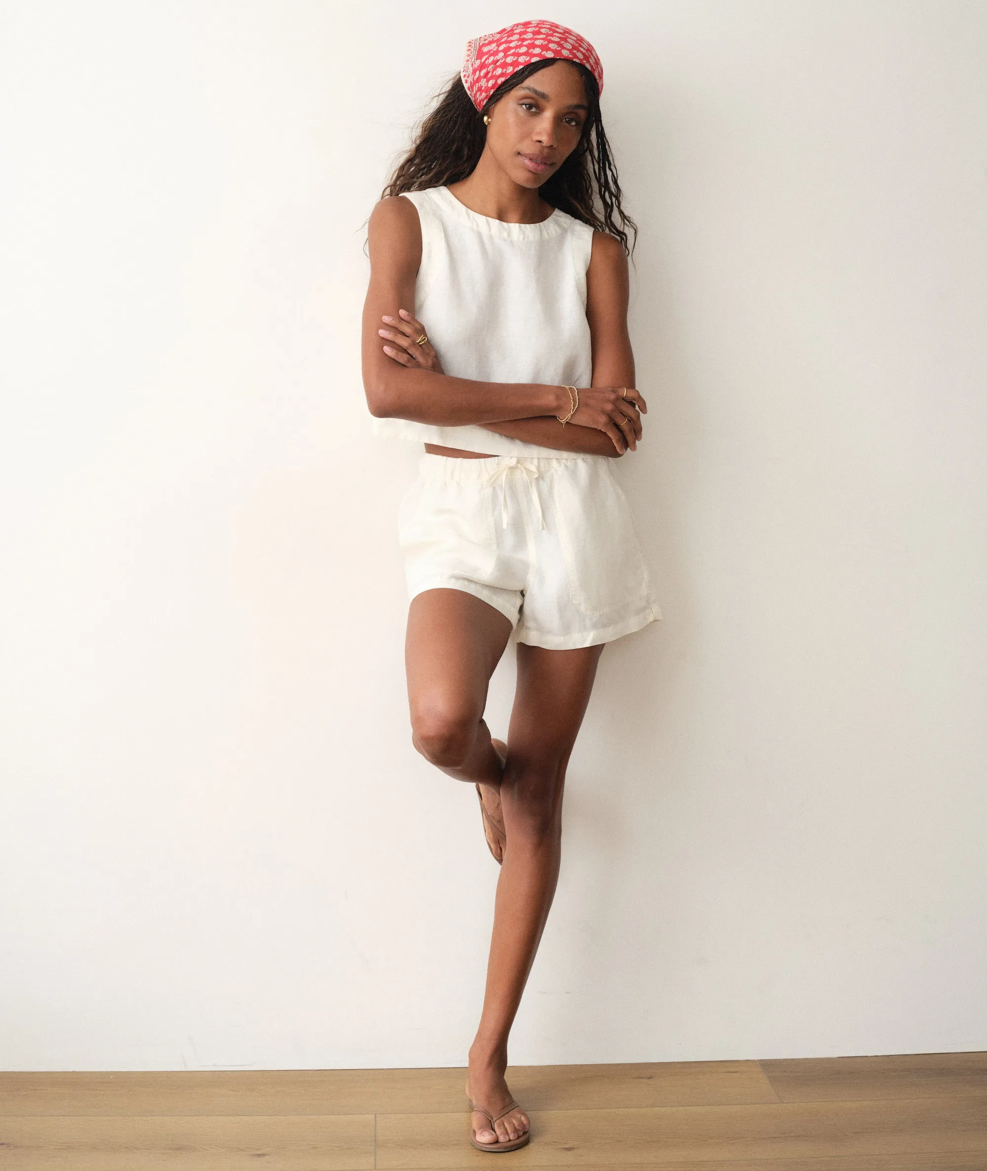 Linen Drawstring Short sold by Marine Layer product image thumbnail 3