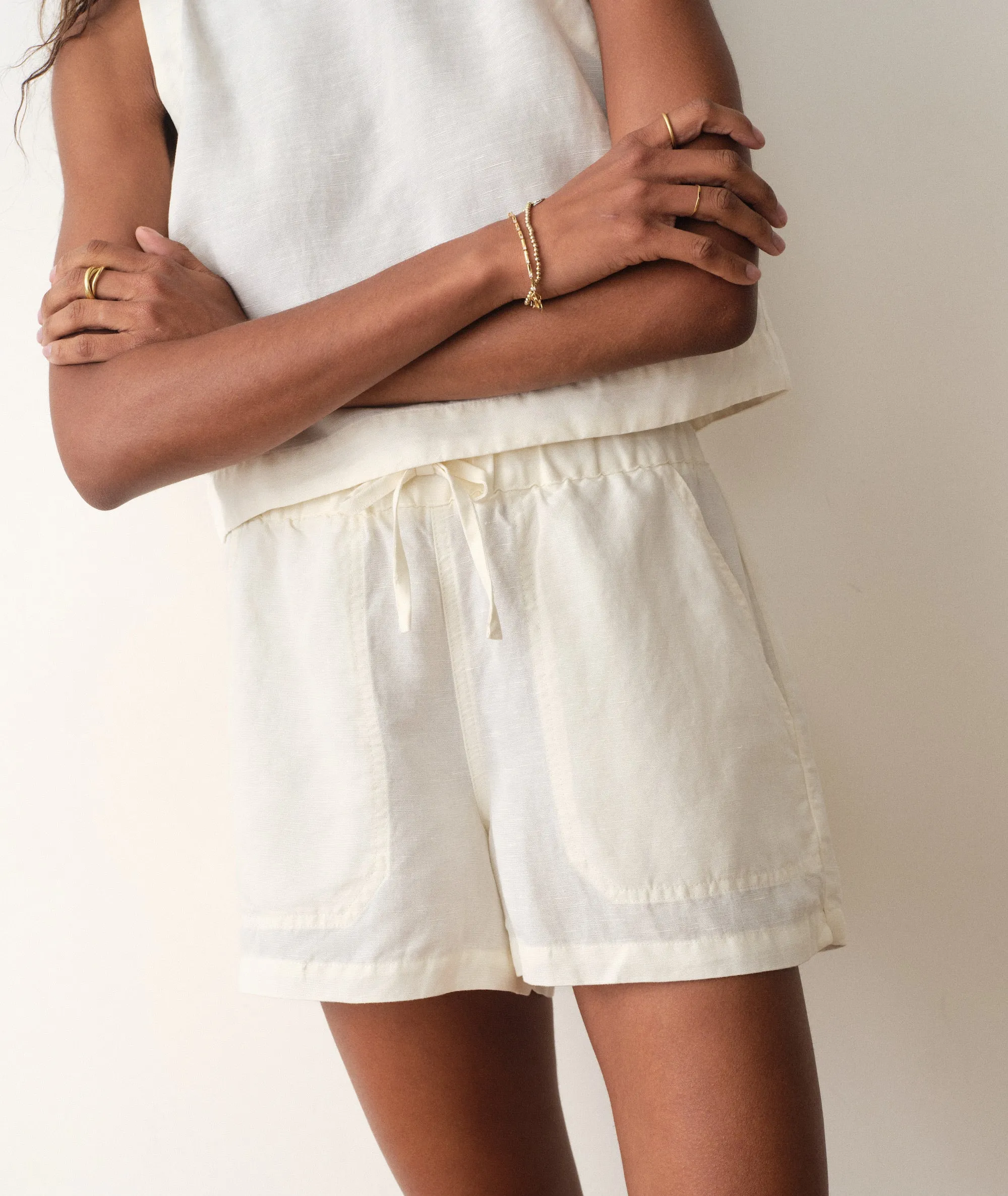 Linen Drawstring Short sold by Marine Layer product image thumbnail 5