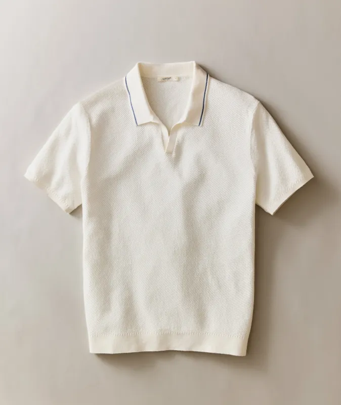 Greyson Sweater Polo made by Marine Layer