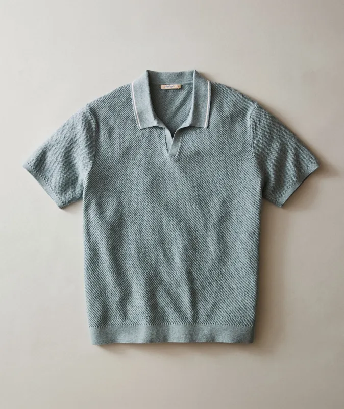 Greyson Sweater Polo made by Marine Layer