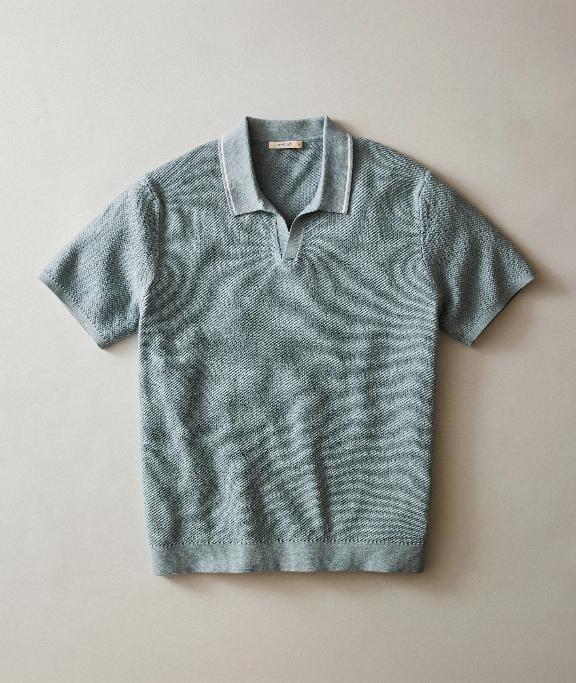 Greyson Sweater Polo sold by Marine Layer