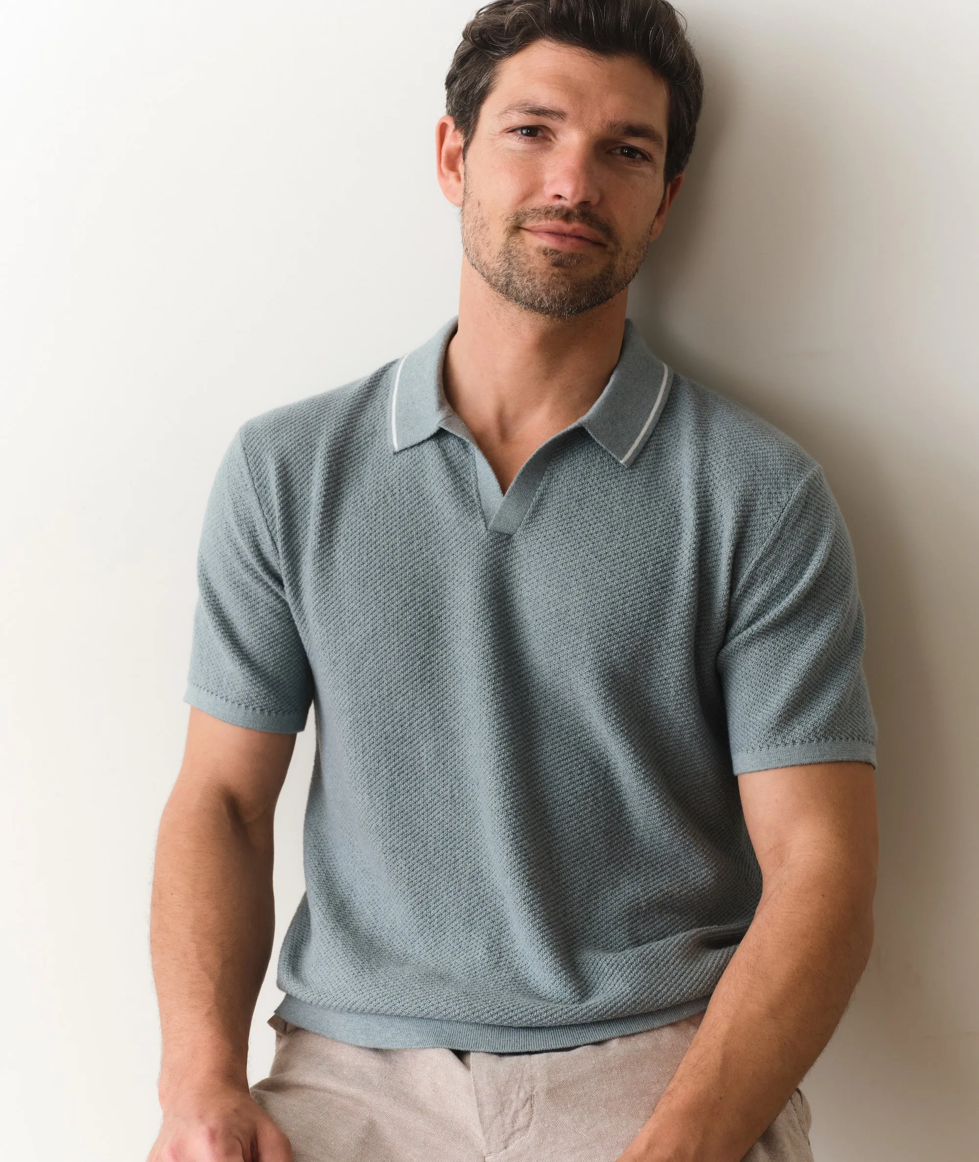 Greyson Sweater Polo sold by Marine Layer product image thumbnail 2
