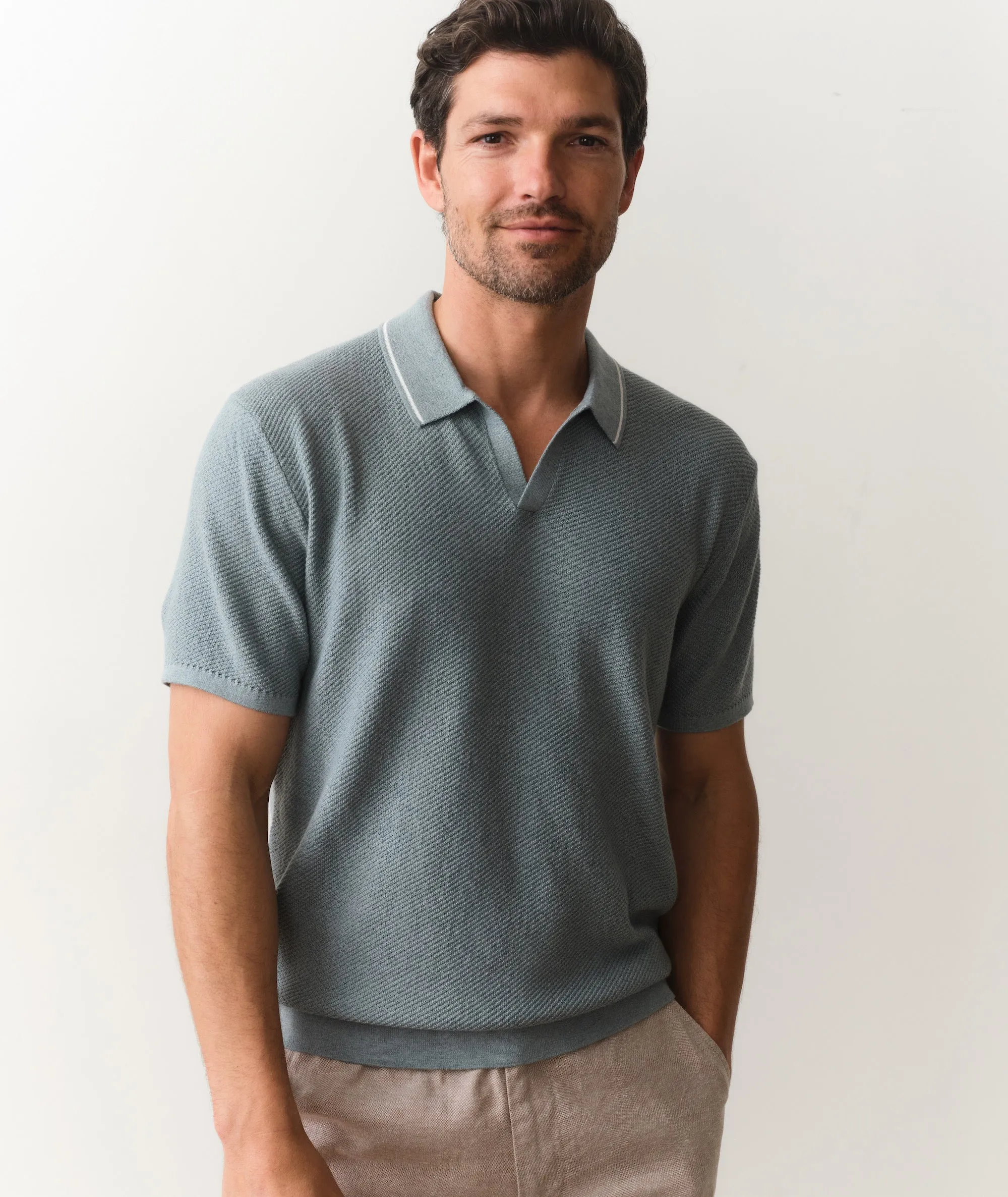 Greyson Sweater Polo sold by Marine Layer product image thumbnail 3