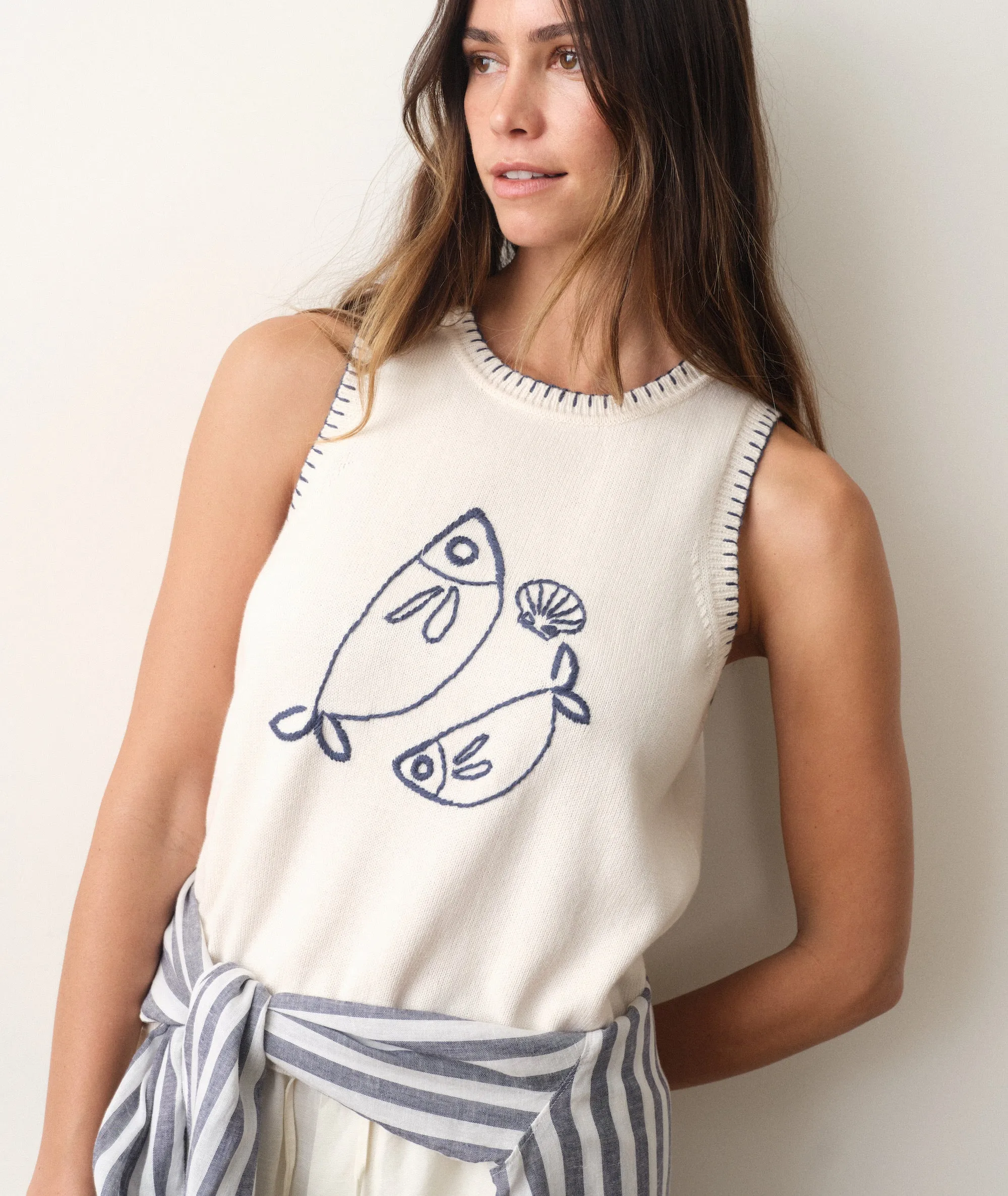 Marisol Sweater Tank sold by Marine Layer product image thumbnail 5