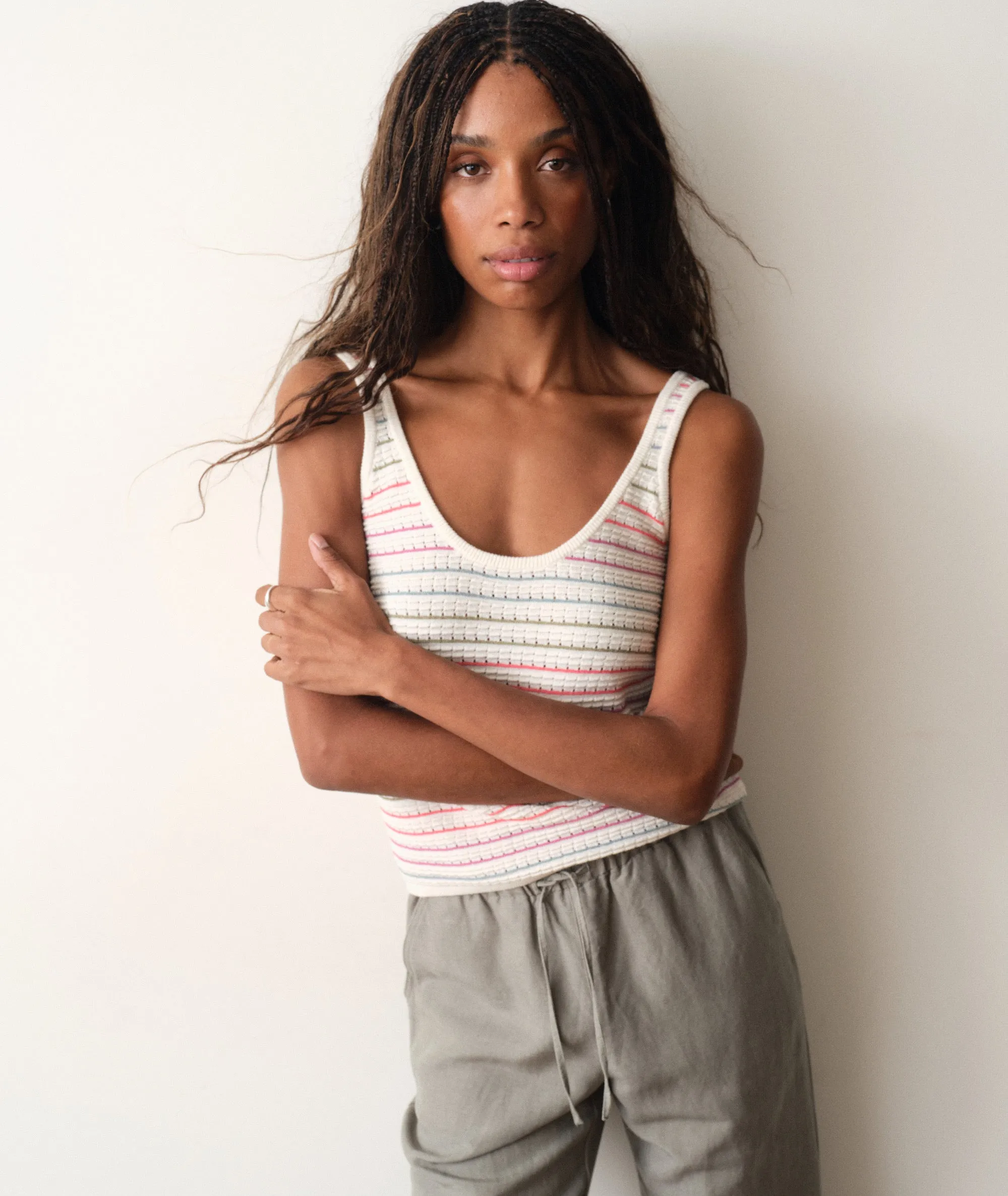 Siena Sweater Tank sold by Marine Layer