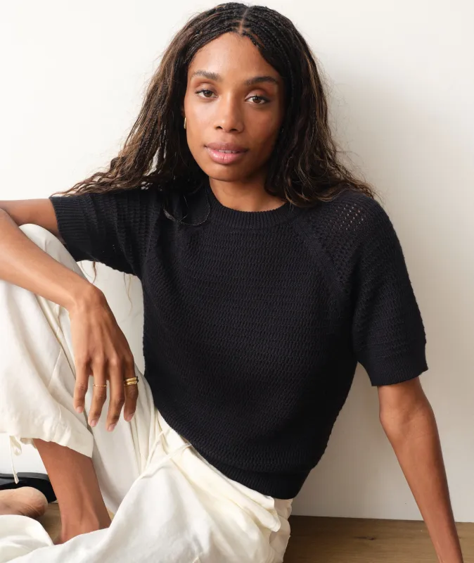 Aria Crewneck Sweater made by Marine Layer