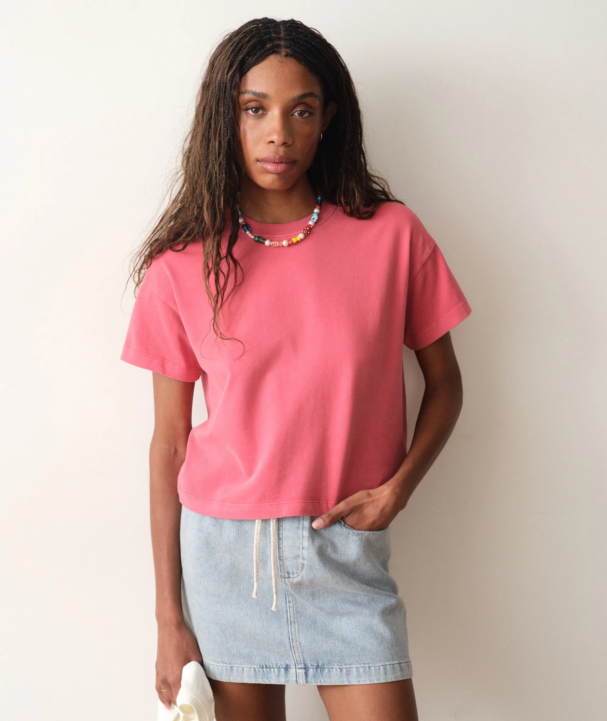 Luxe Sueded Tee sold by Marine Layer