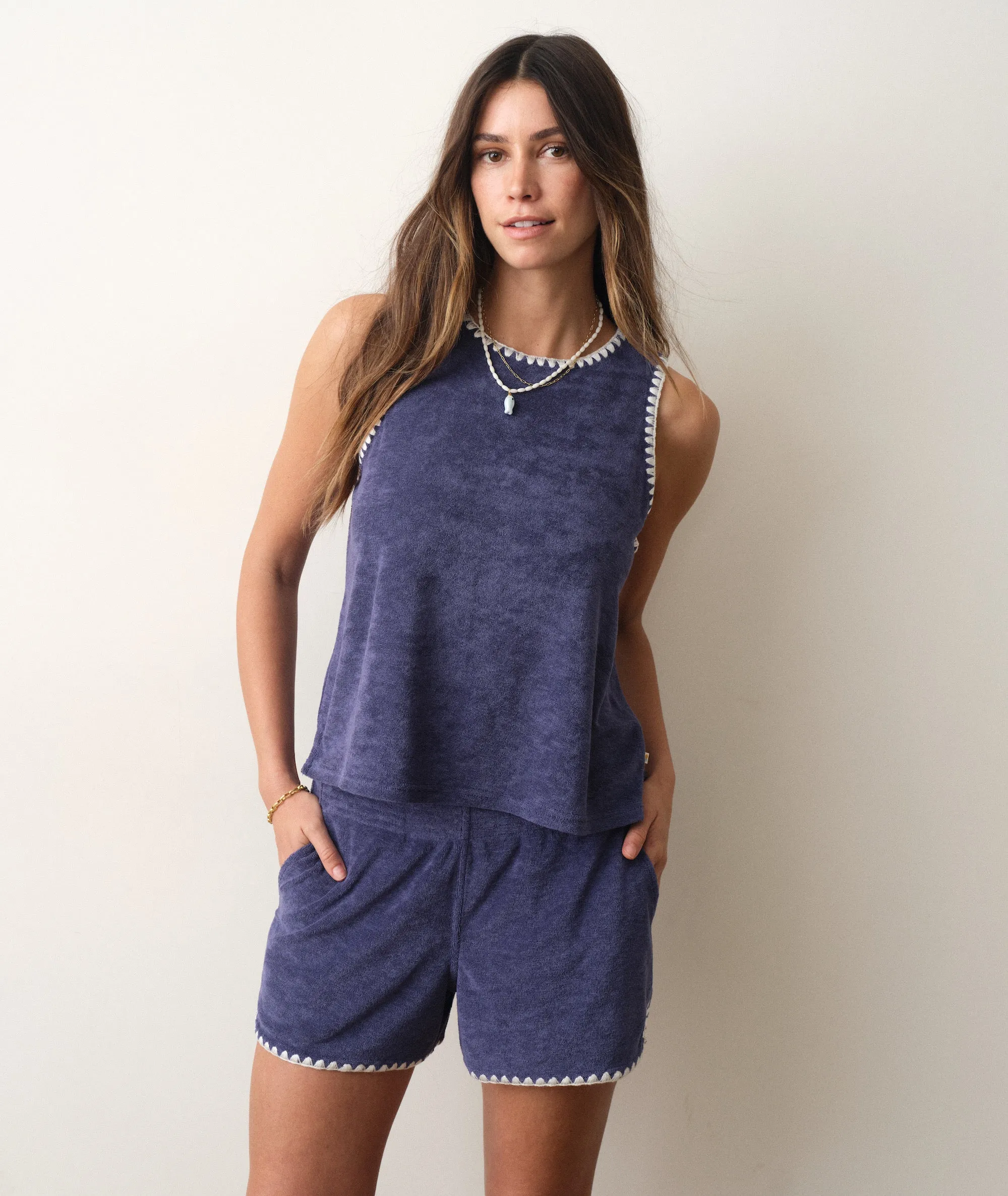 Beach Terry Shell Tank sold by Marine Layer