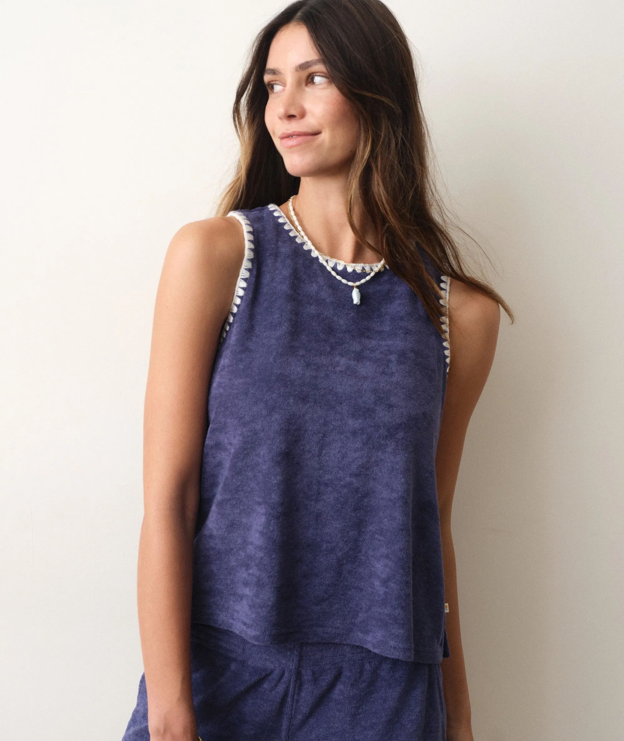 Beach Terry Shell Tank sold by Marine Layer product image thumbnail 3