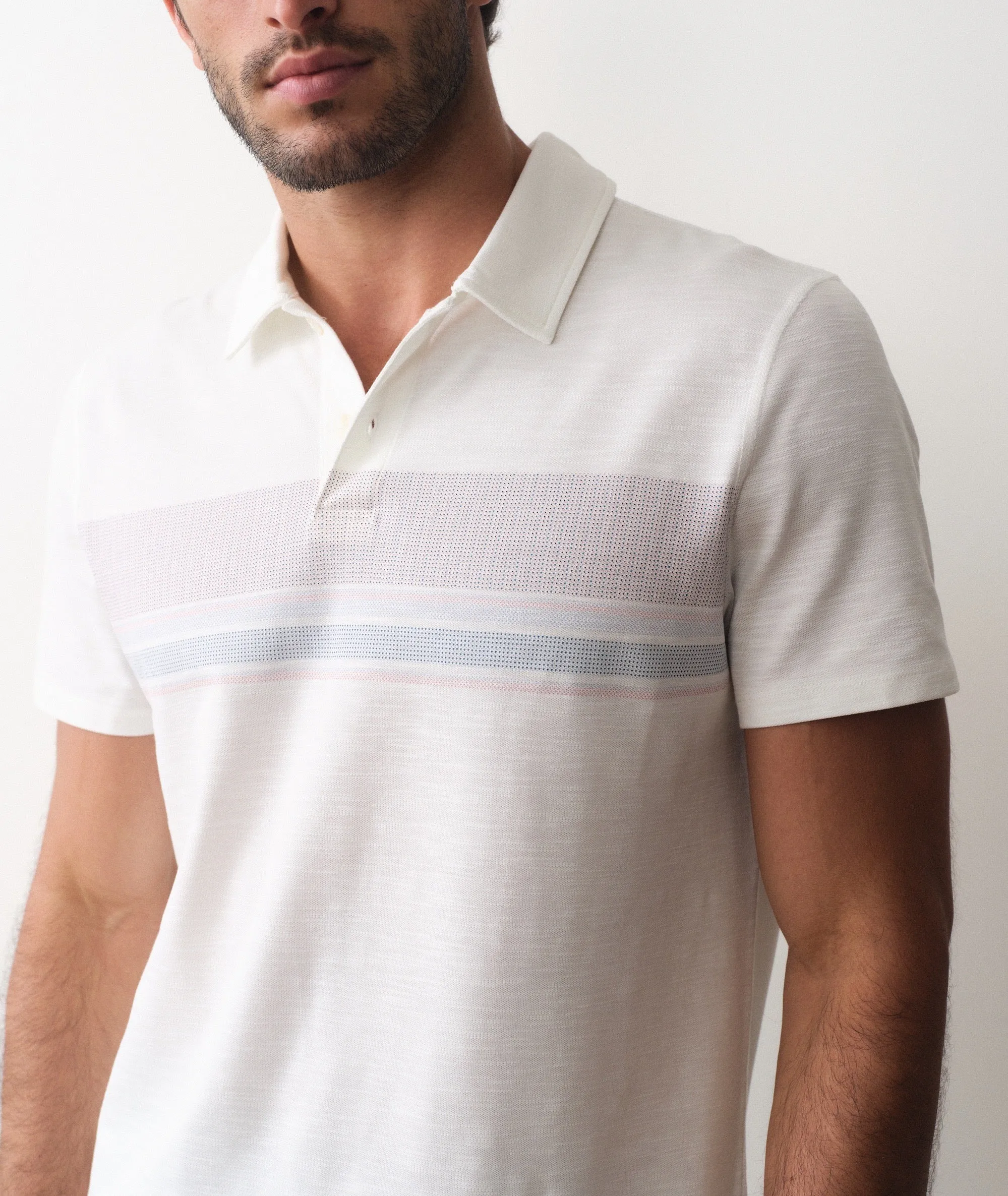 Air Stripe Polo sold by Marine Layer product image thumbnail 3
