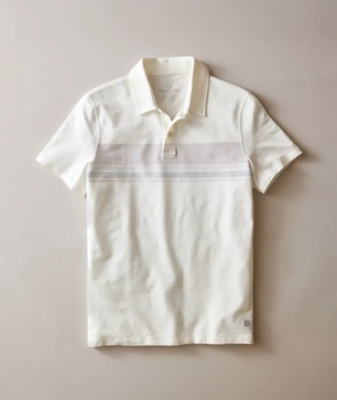 Air Stripe Polo made by Marine Layer