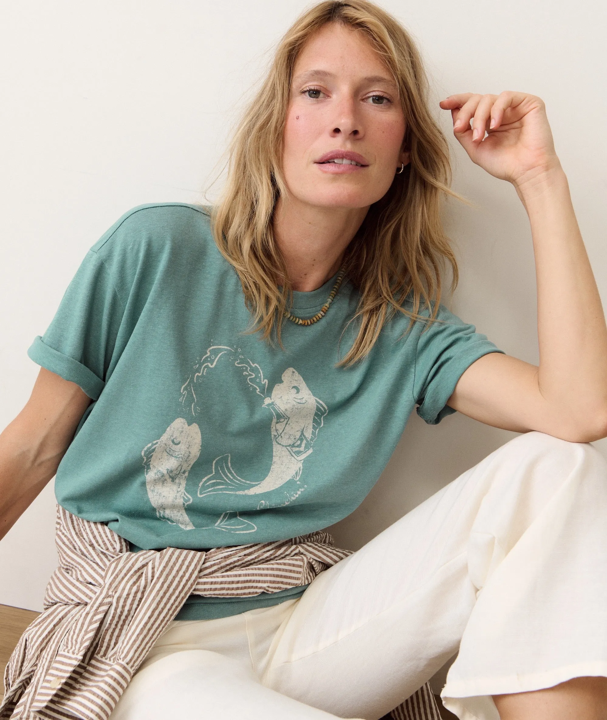 Oversized Hemp Graphic Tee sold by Marine Layer product image thumbnail 3