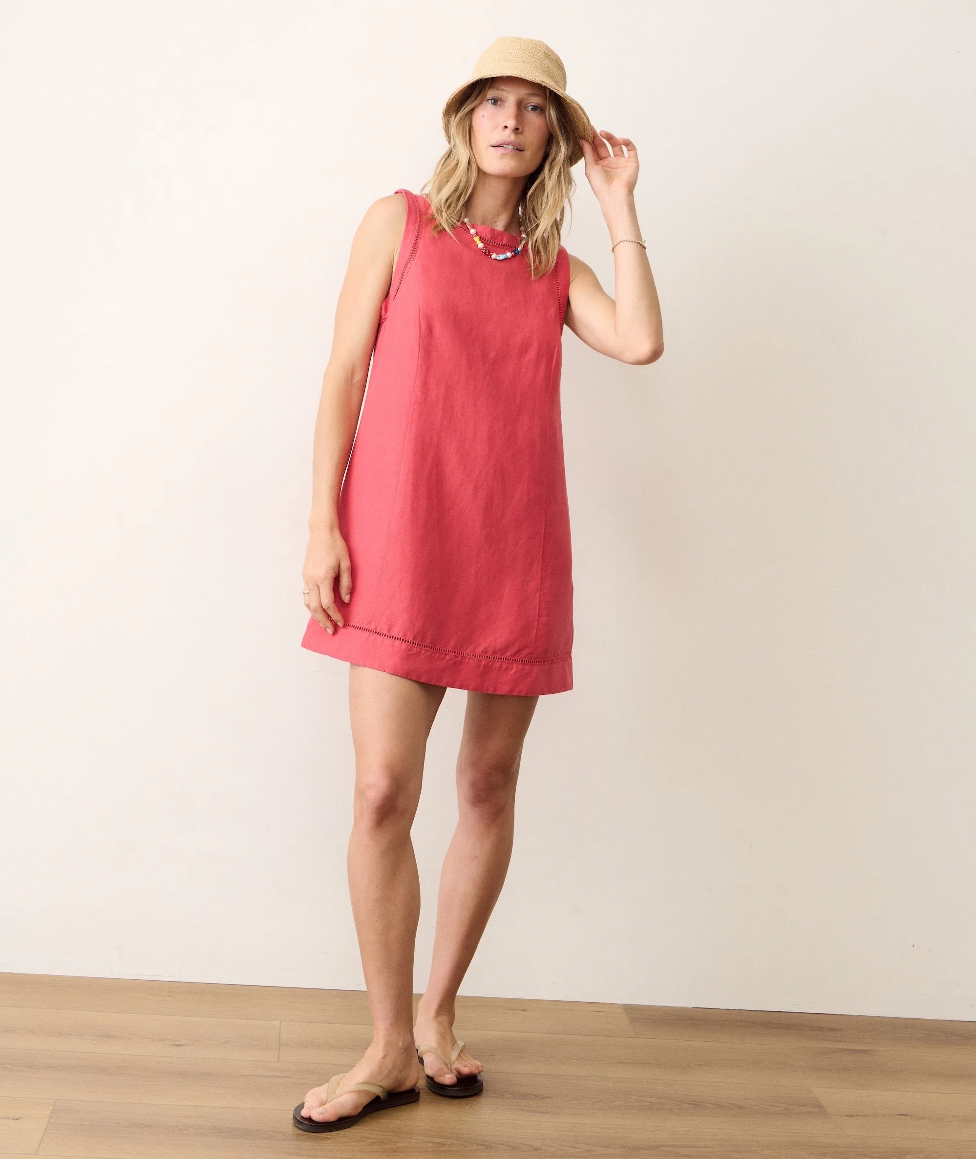 Cora Linen Mini Dress sold by Marine Layer