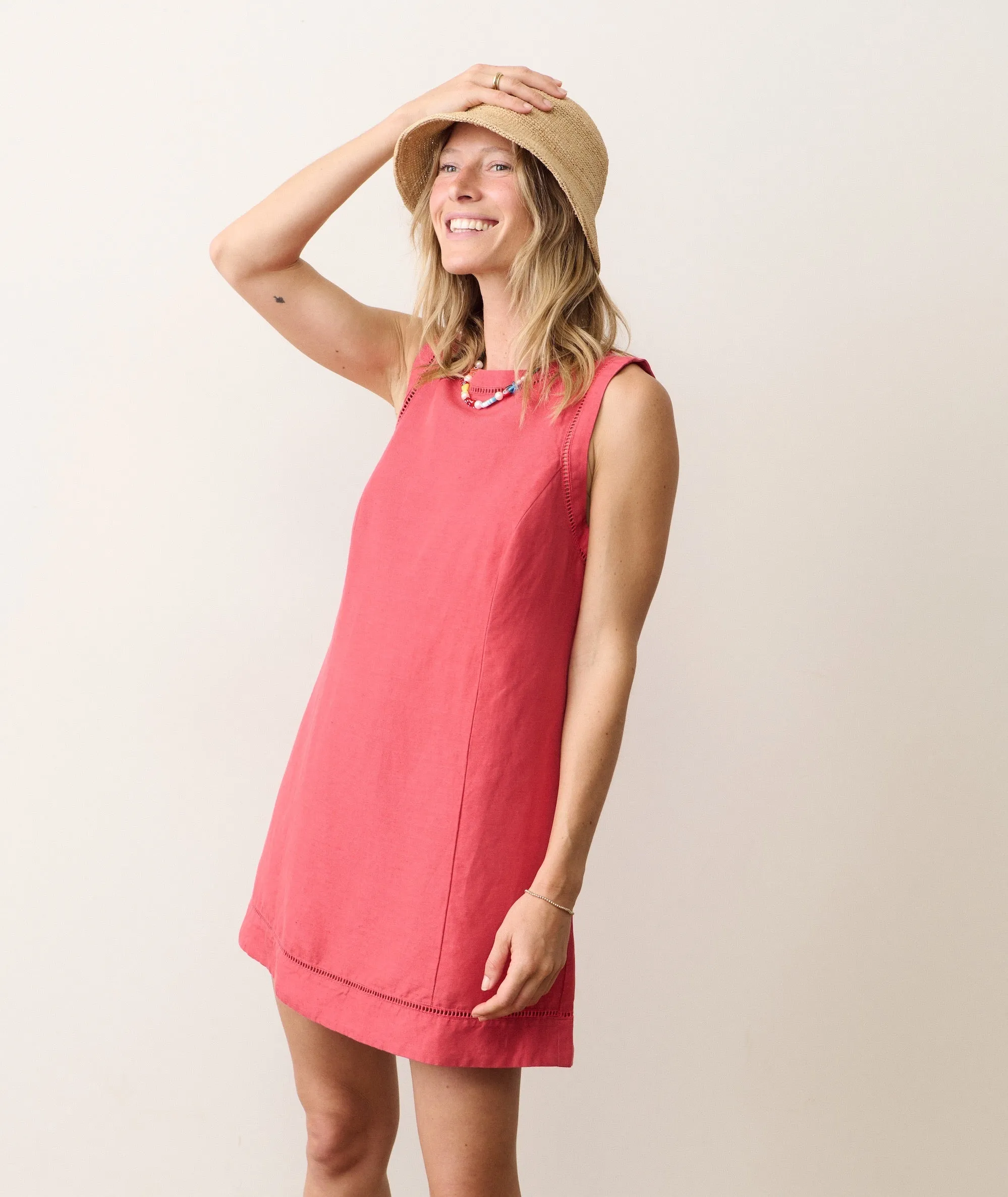 Cora Linen Mini Dress sold by Marine Layer product image thumbnail 3