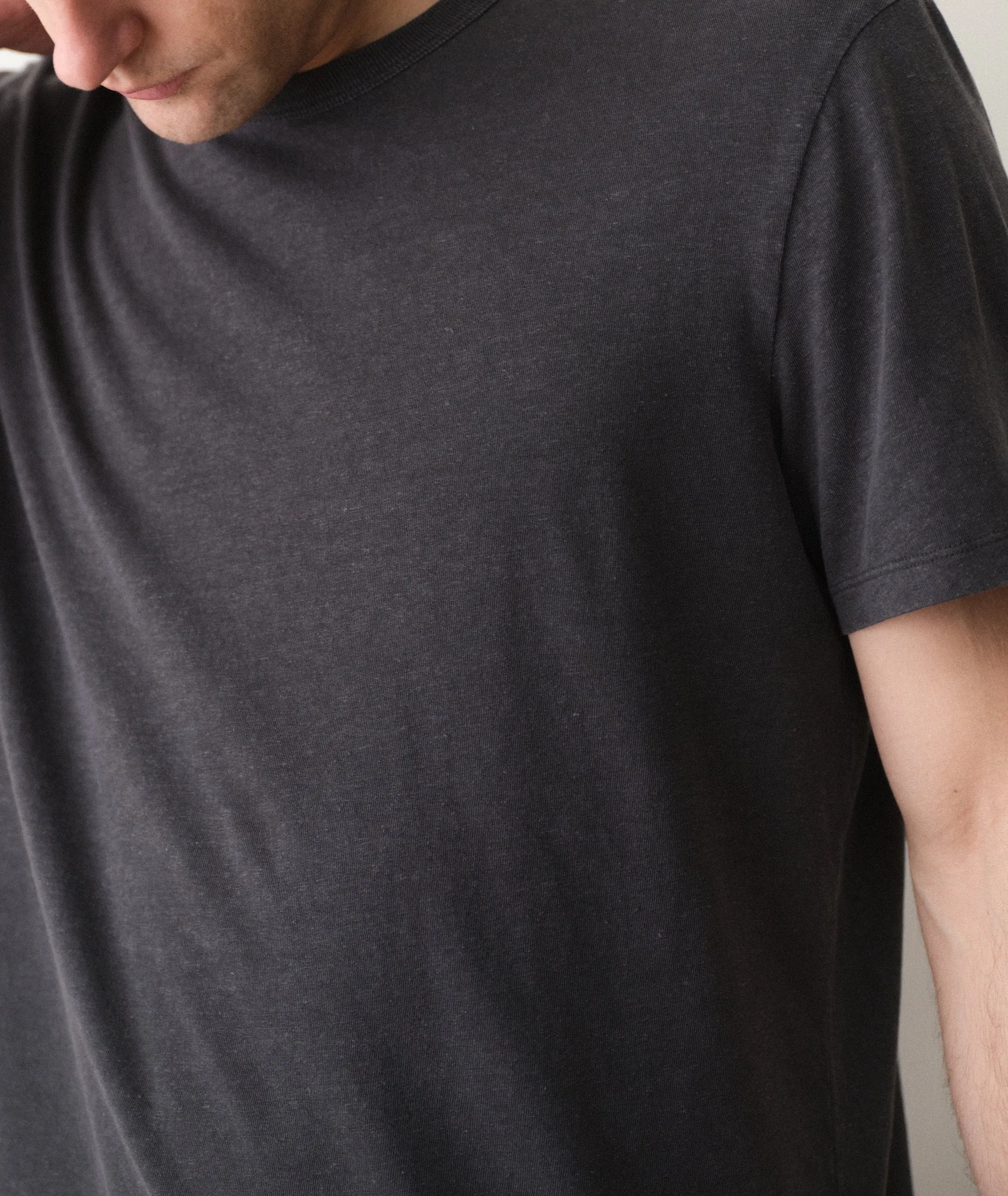 Hemp Cotton Relaxed Tee sold by Marine Layer product image thumbnail 3