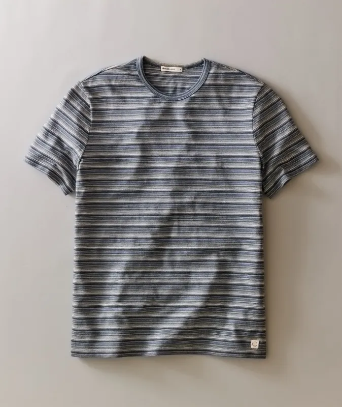 Signature Jacquard Crew Tee made by Marine Layer