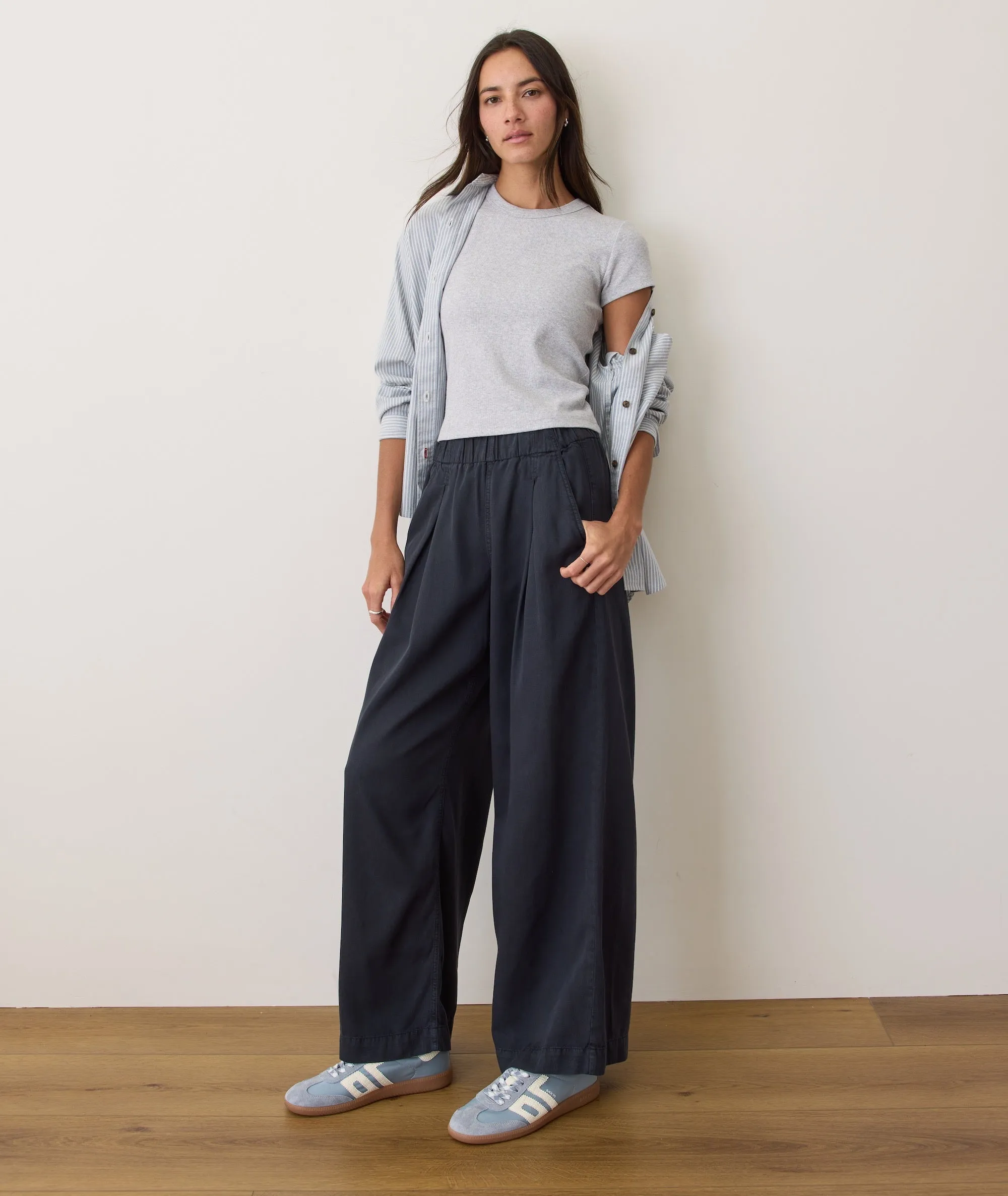 Lexi Rib Sun-In Crew Tee sold by Marine Layer product image thumbnail 4