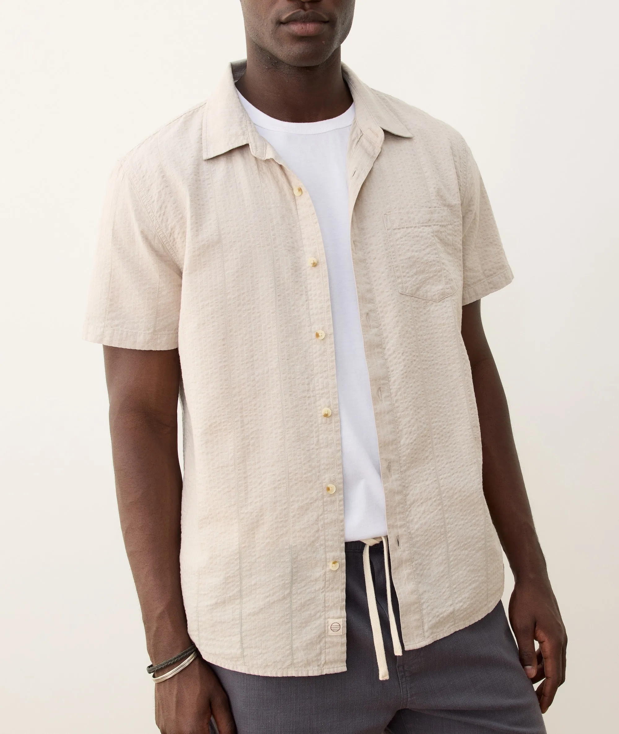 Seersucker Classic Shirt sold by Marine Layer product image thumbnail 3