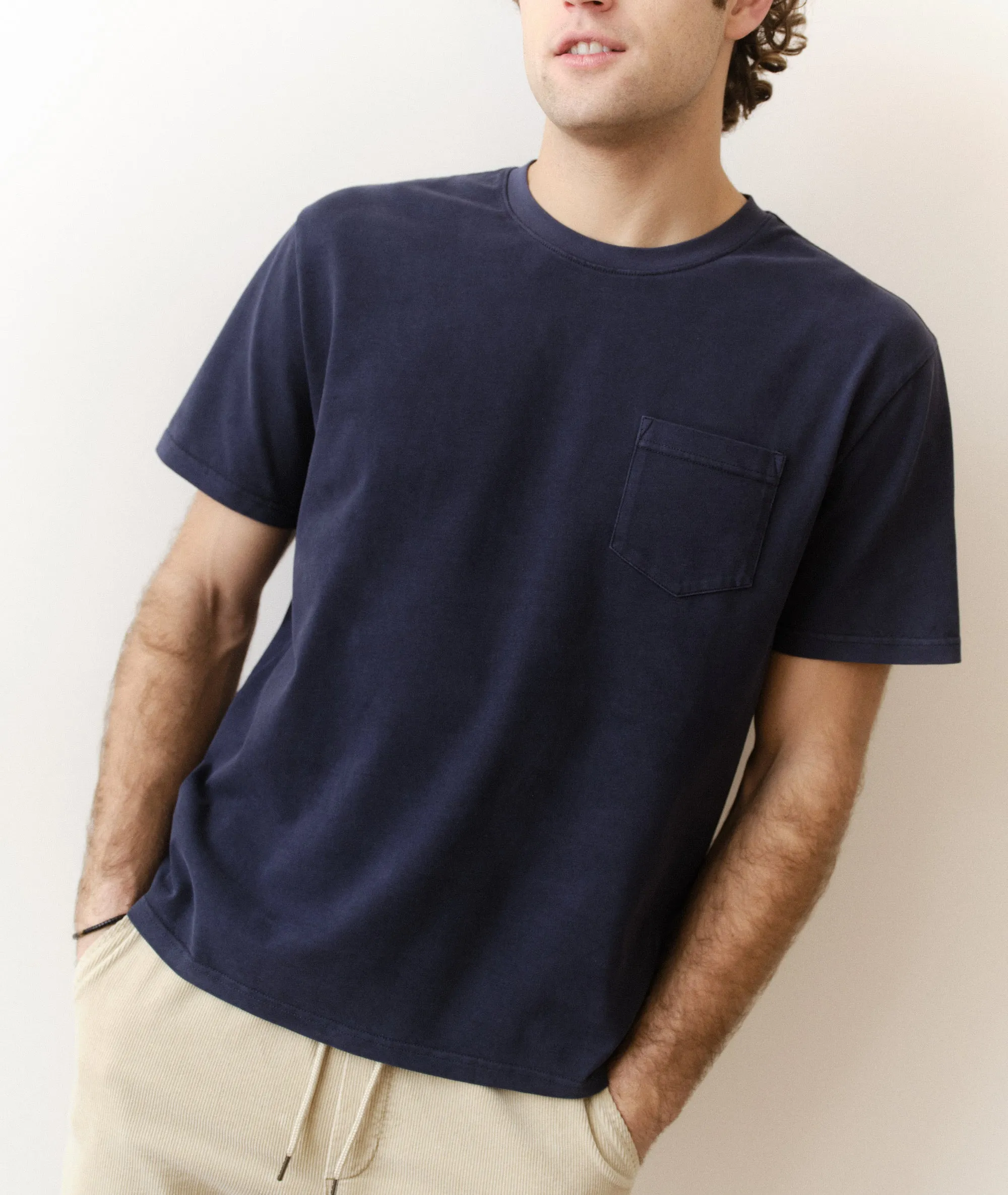 Luxe 250 Relaxed Pocket Tee sold by Marine Layer product image thumbnail 4